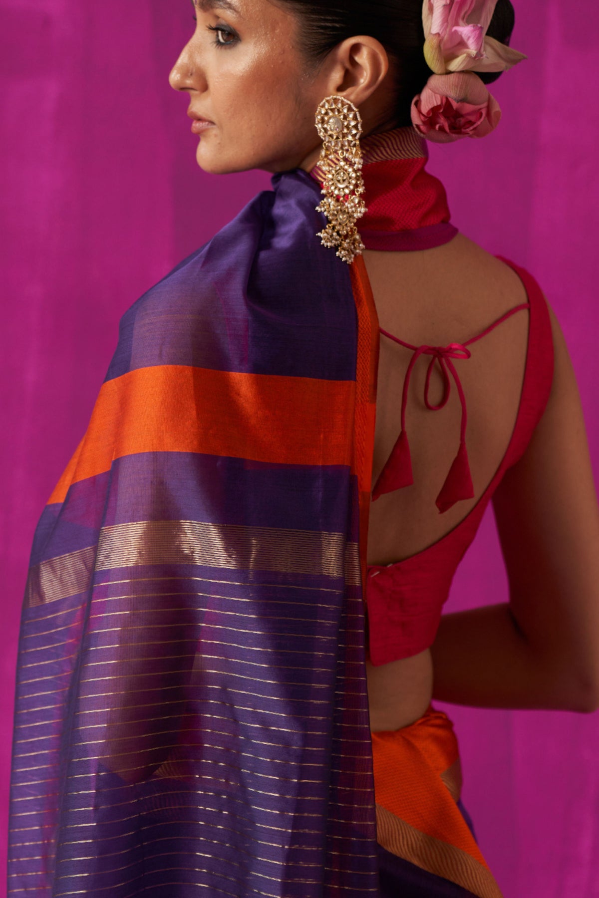 Mohini Purple Saree