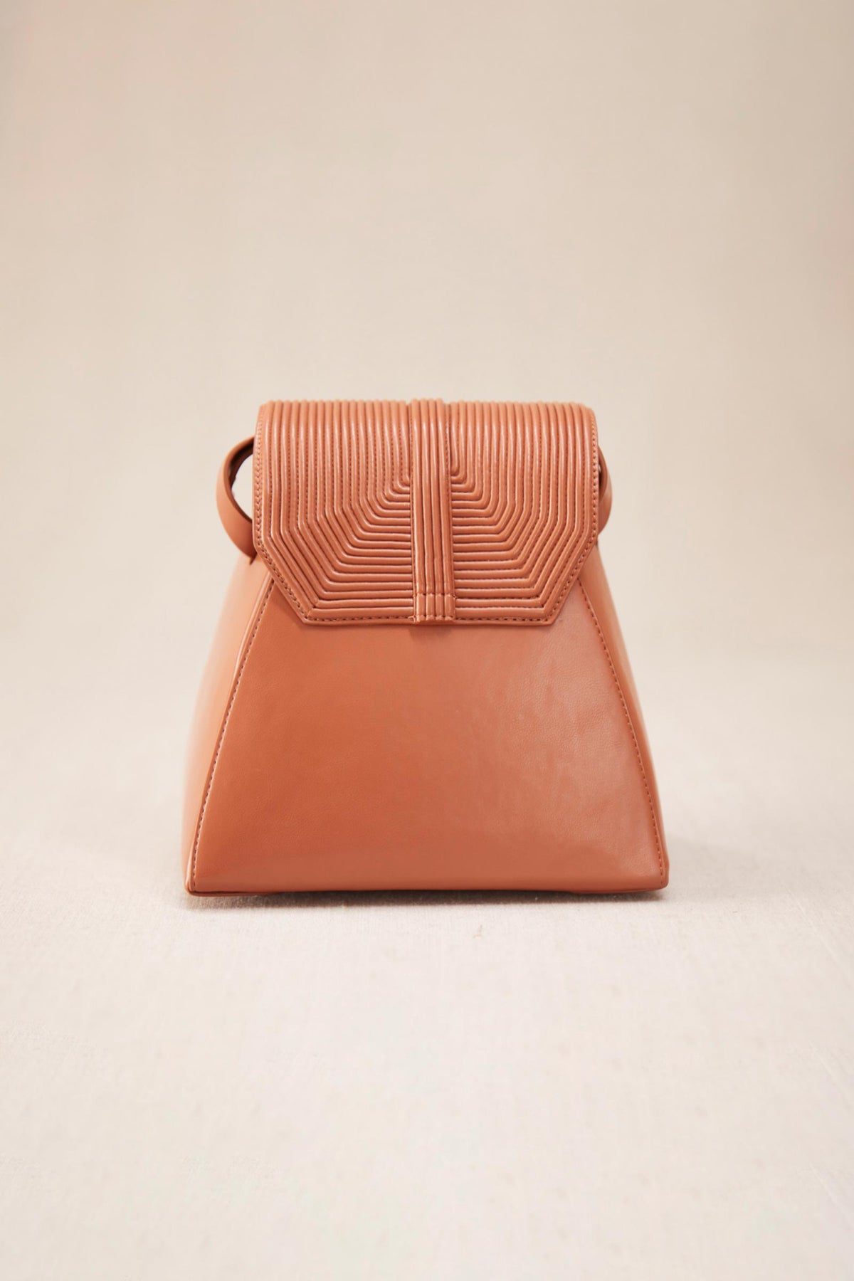 Tan naia shoulder bag