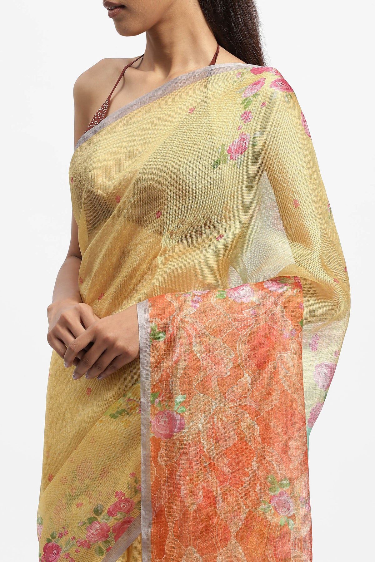 Vive La Liberta Printed Saree