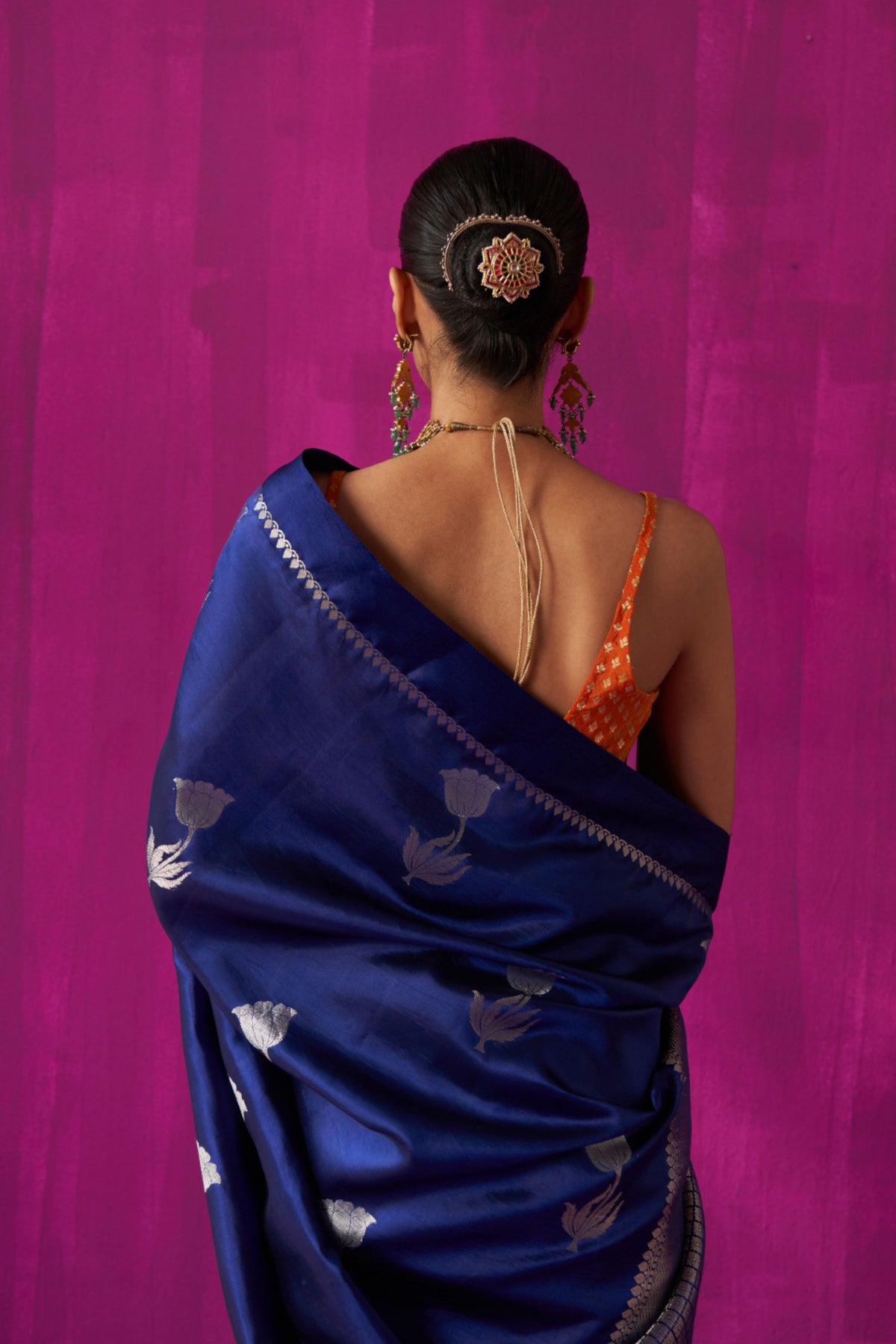 Padmini Blue Saree