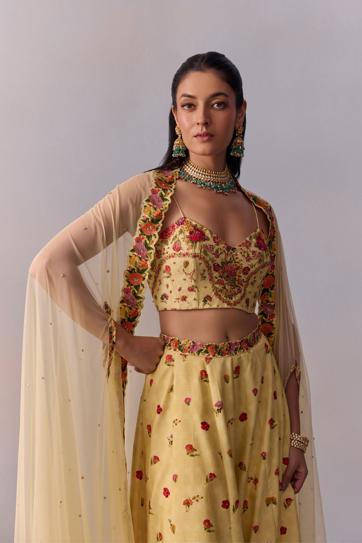 Yellow Meher Sharara Set