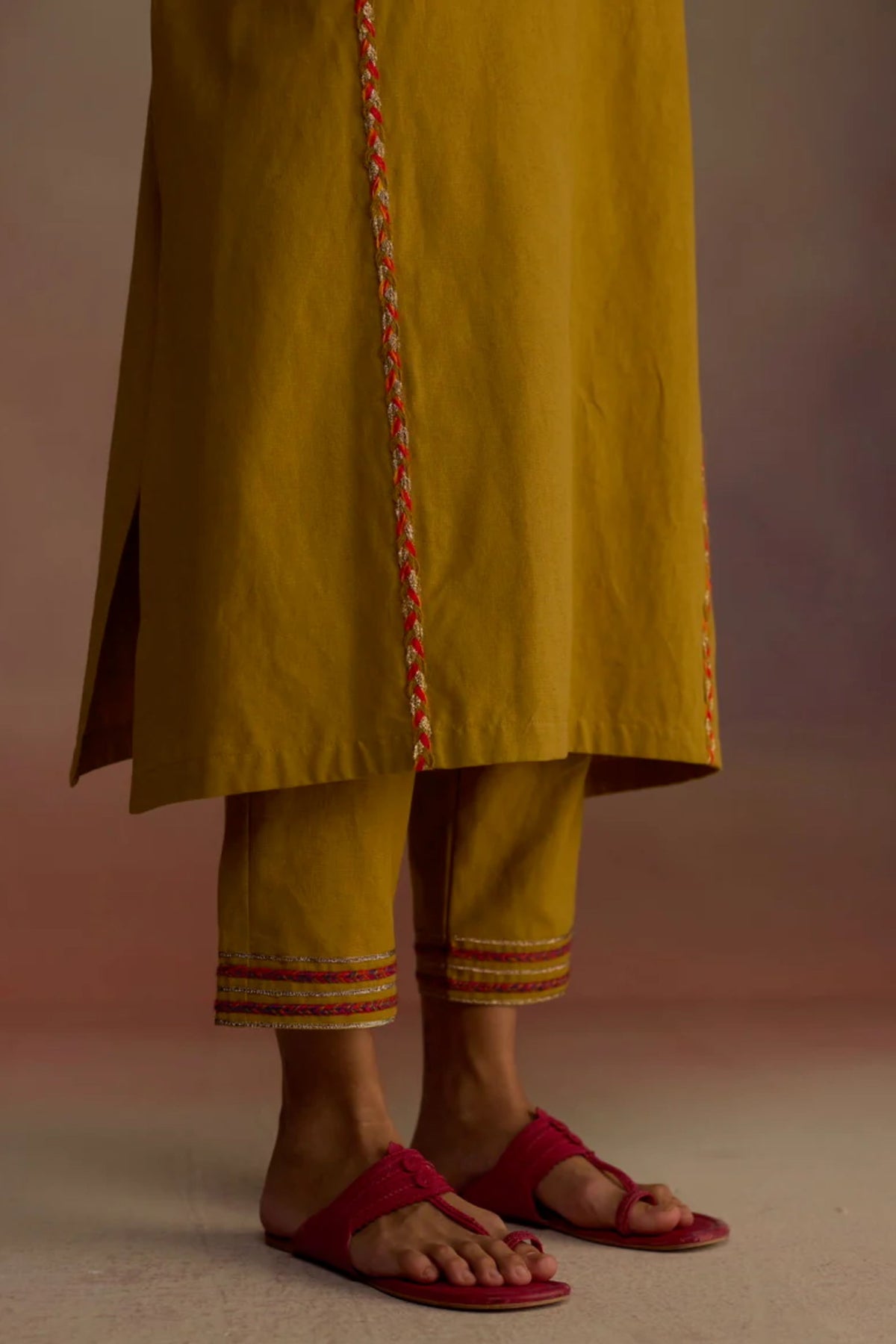 Amber Mustard Kurta