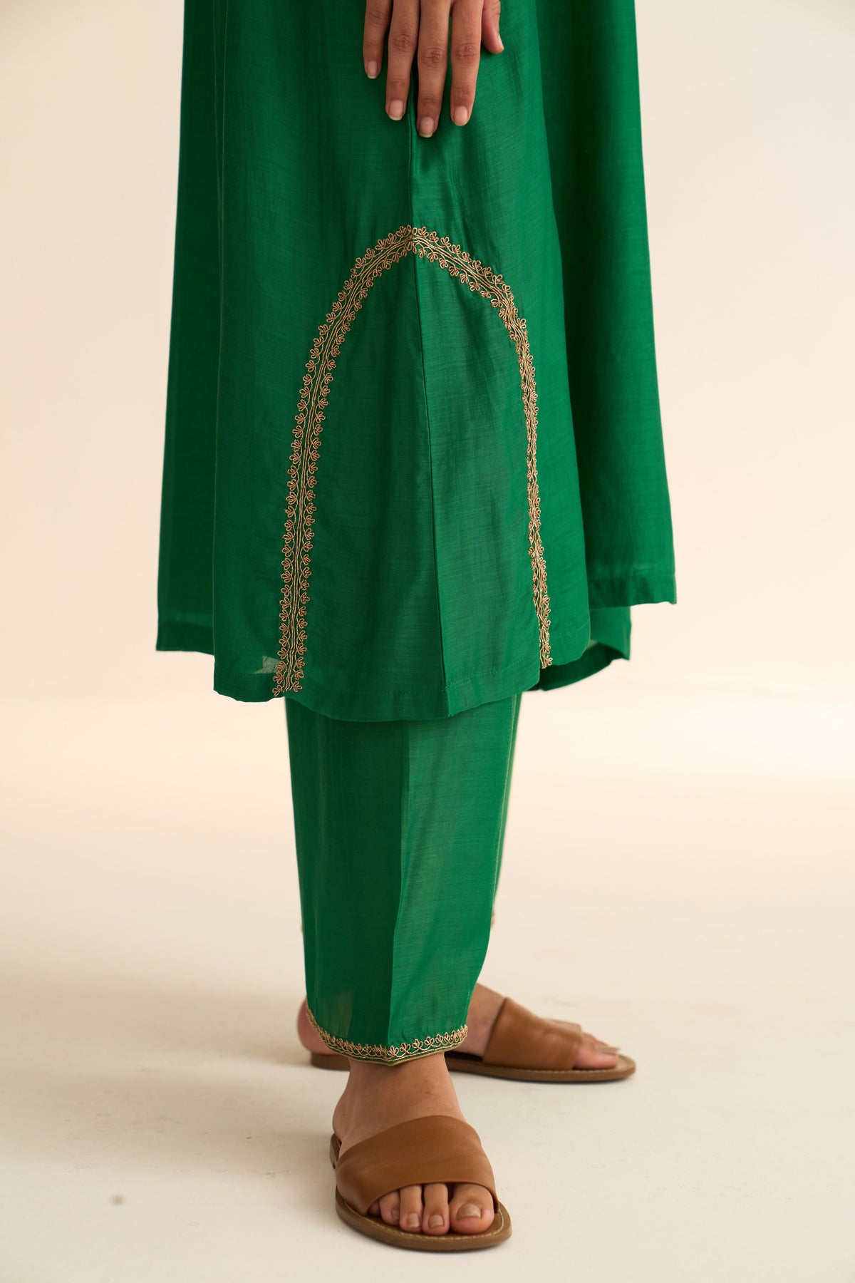 Mridini Green Kurta Set