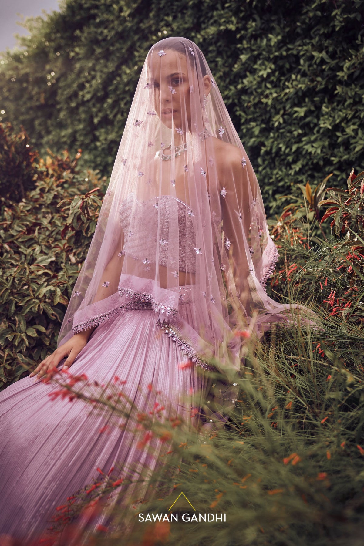 Lilac Lehenga Set