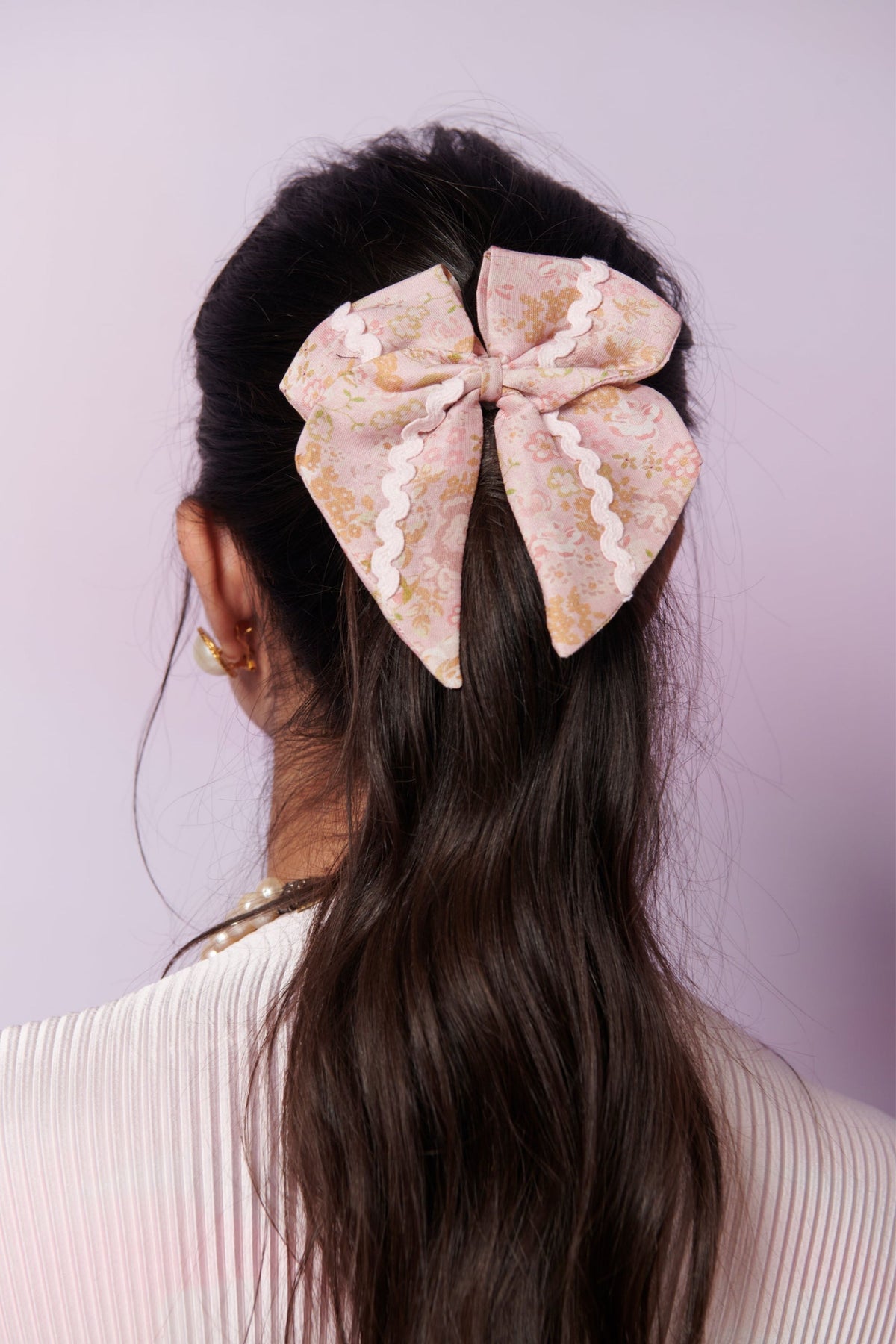 Small Petite Blooms Bow