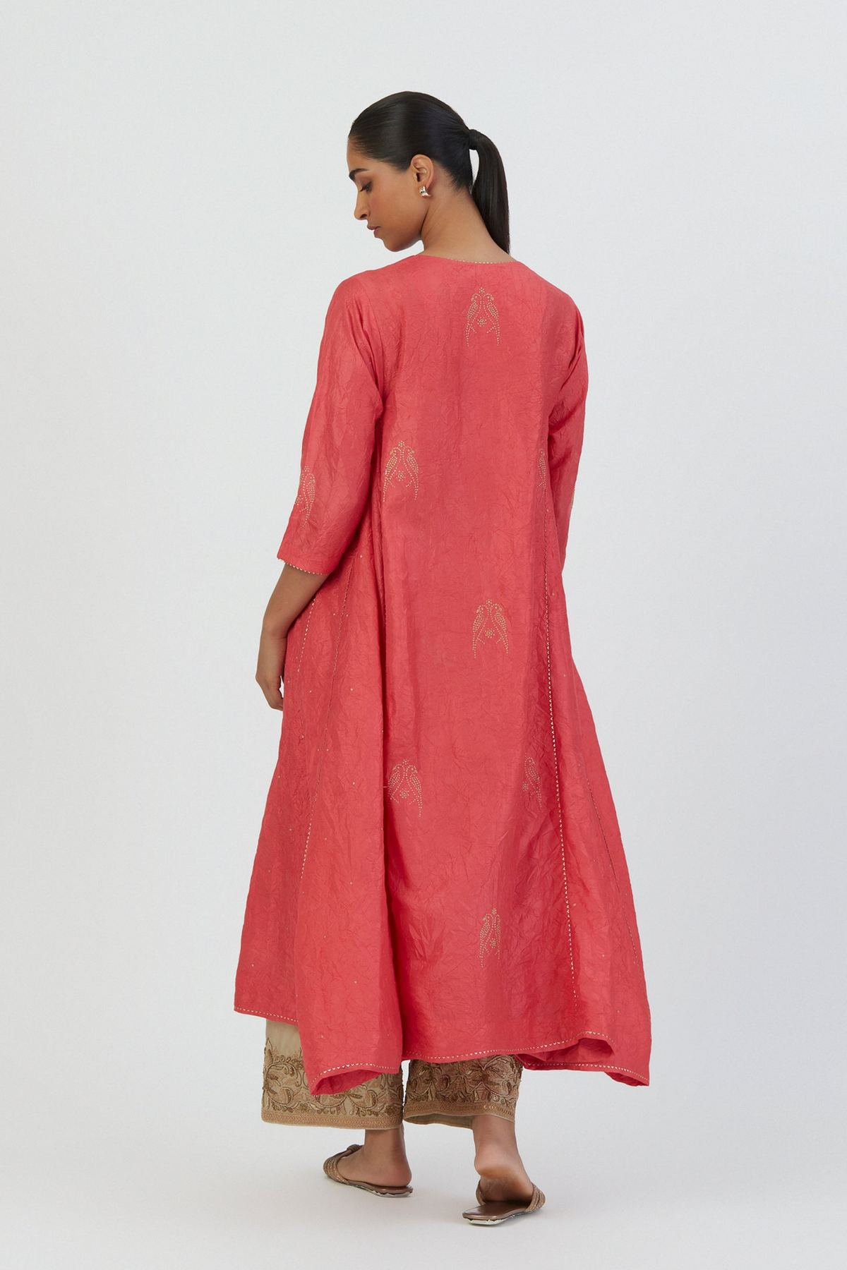 Sujata Coral Kurta &amp; Pant