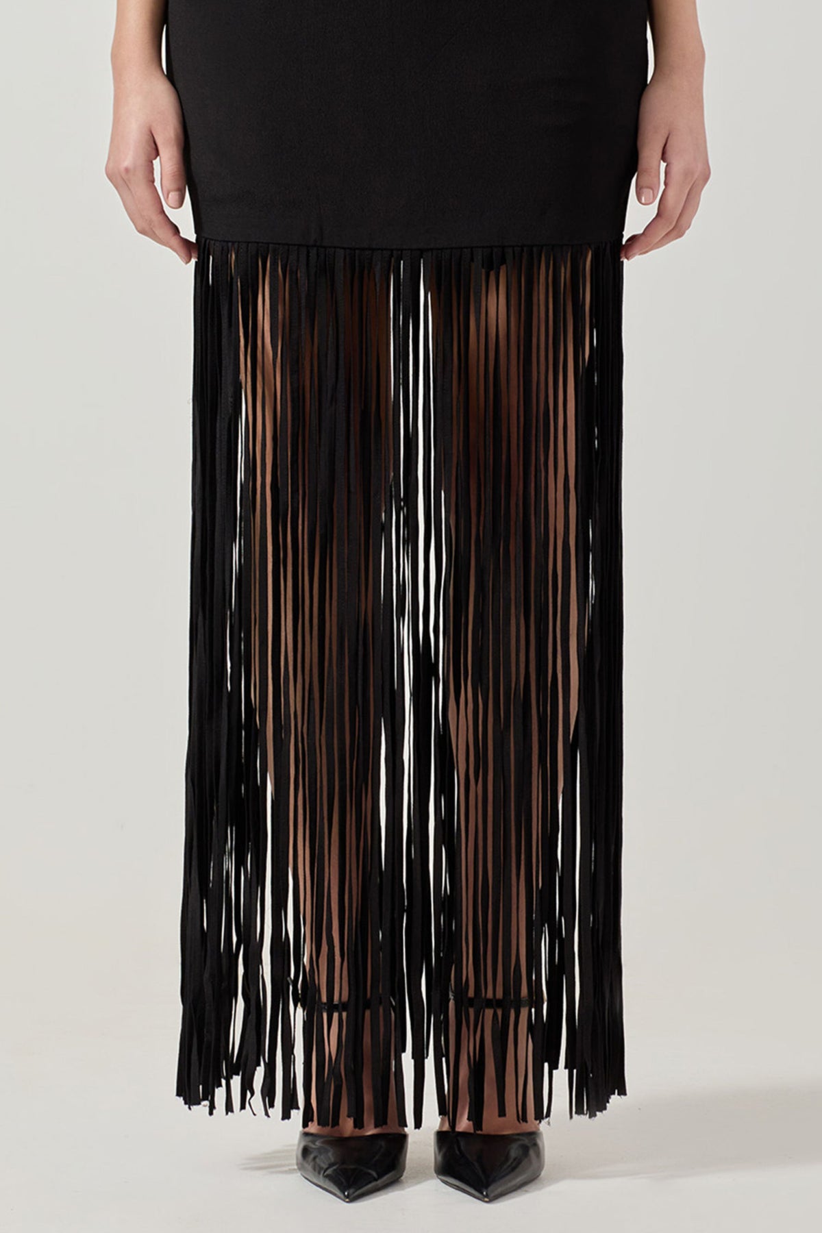 Eve Top With Fringe Skirt