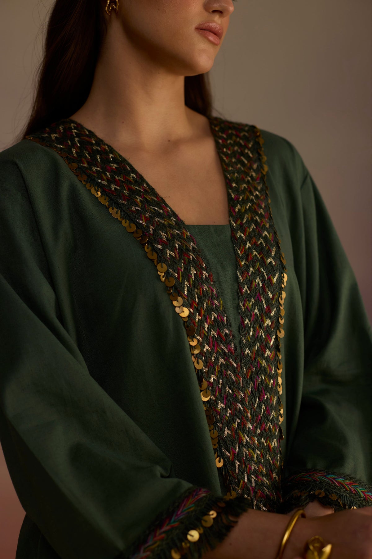 Neroli Green Kurta