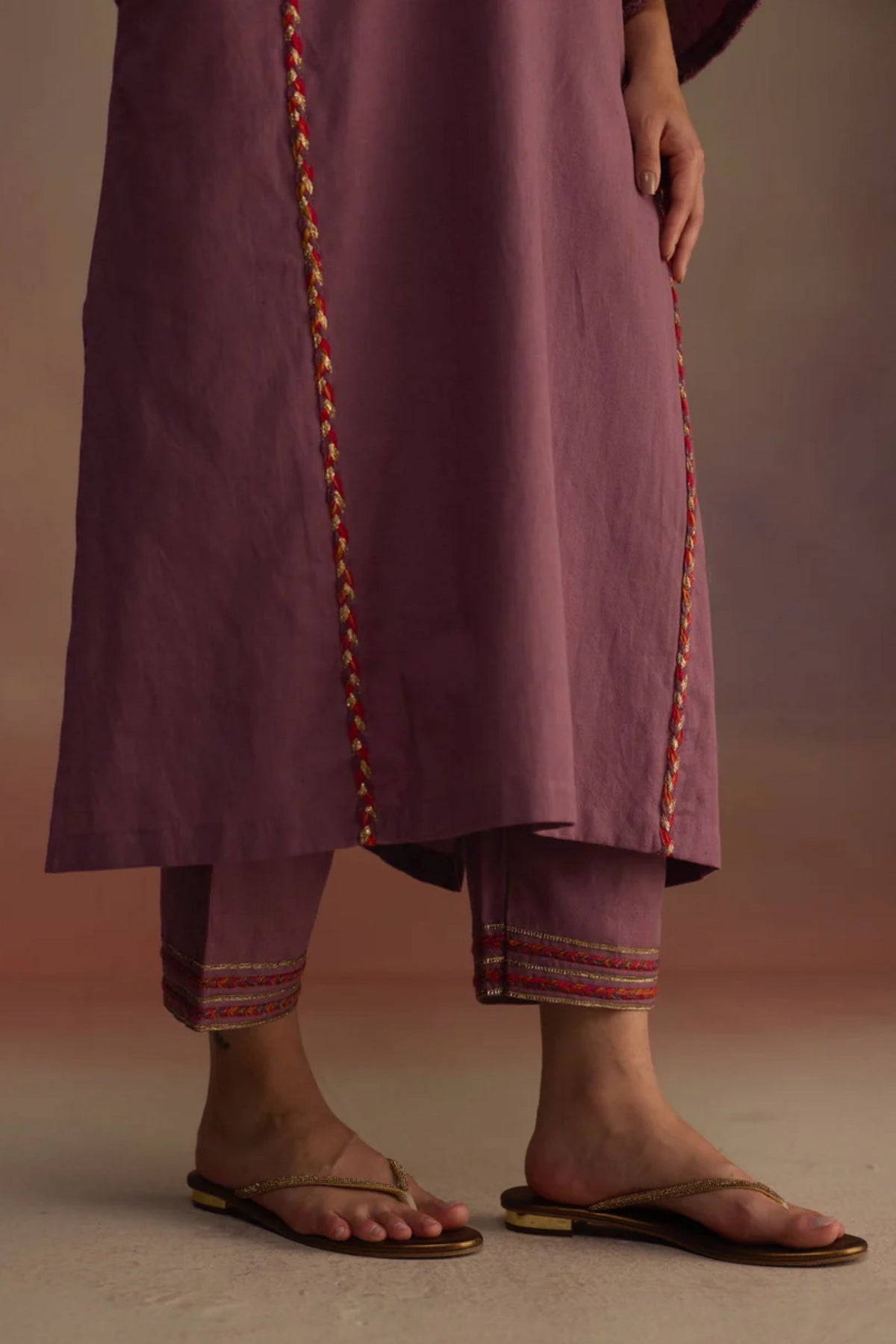 Amber Purple Kurta