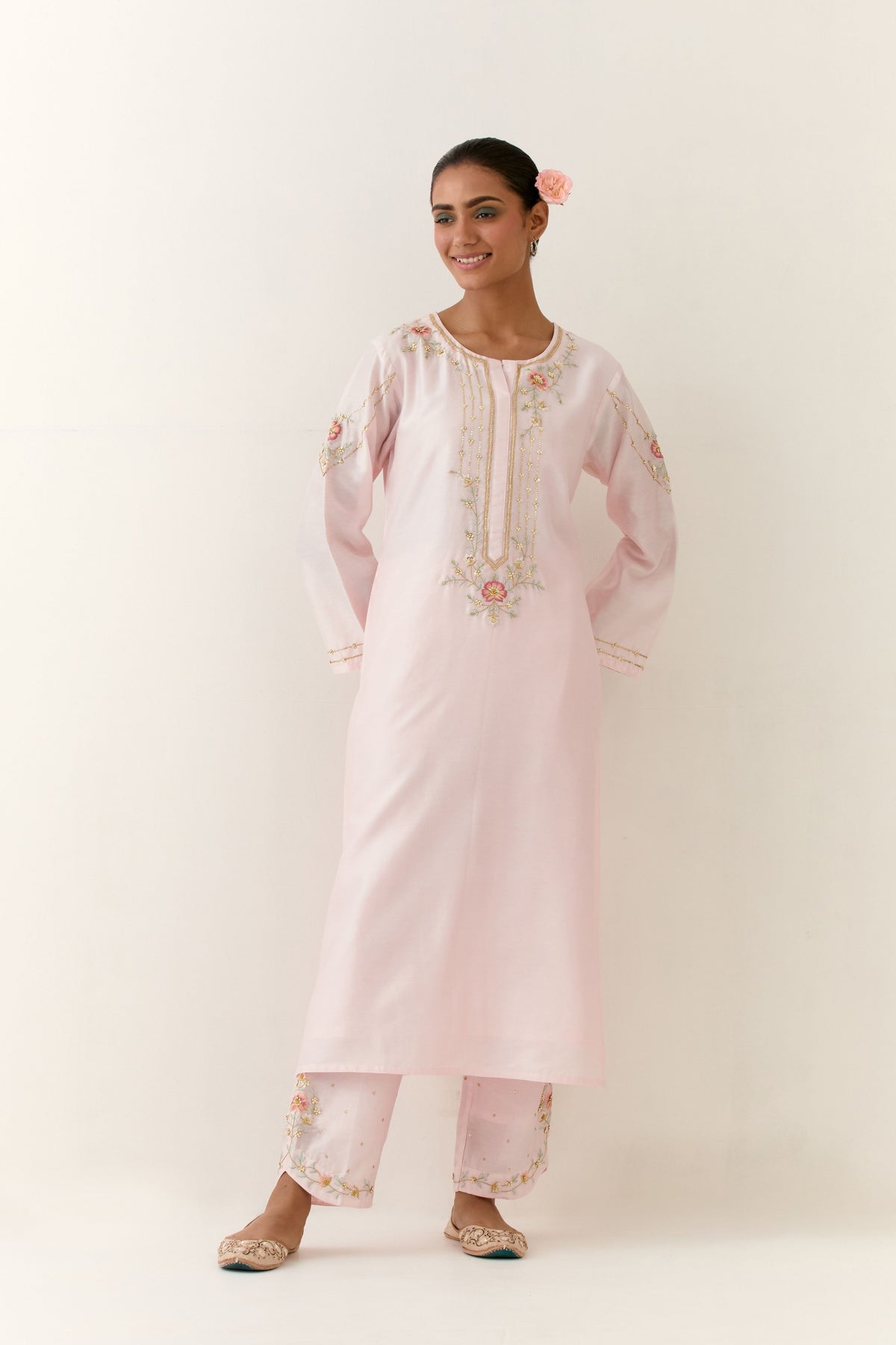 Light Pink Kurta Set