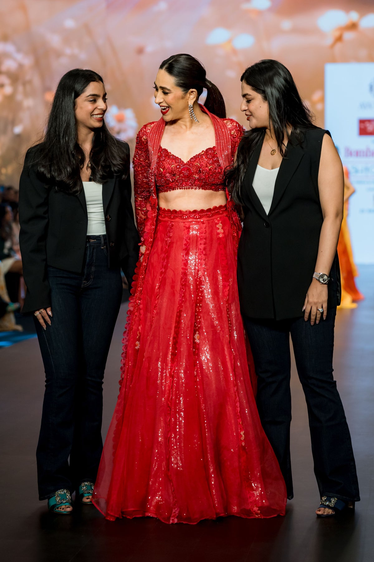 Coral Red Lehenga Set