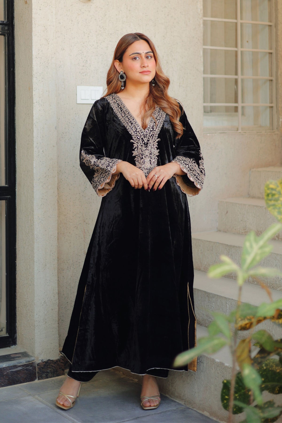 Rasha Long A-line Kurta Set