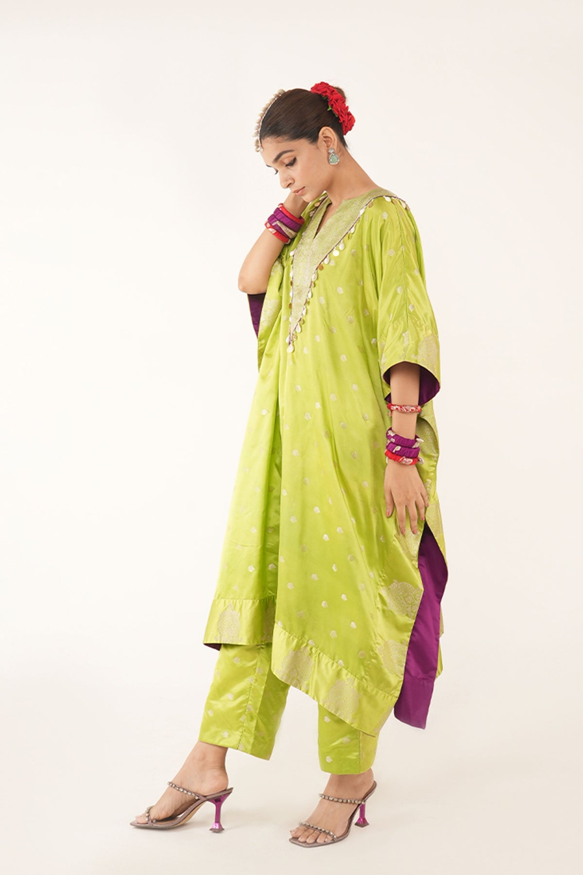 Pankhi Kaftan Kurta Set