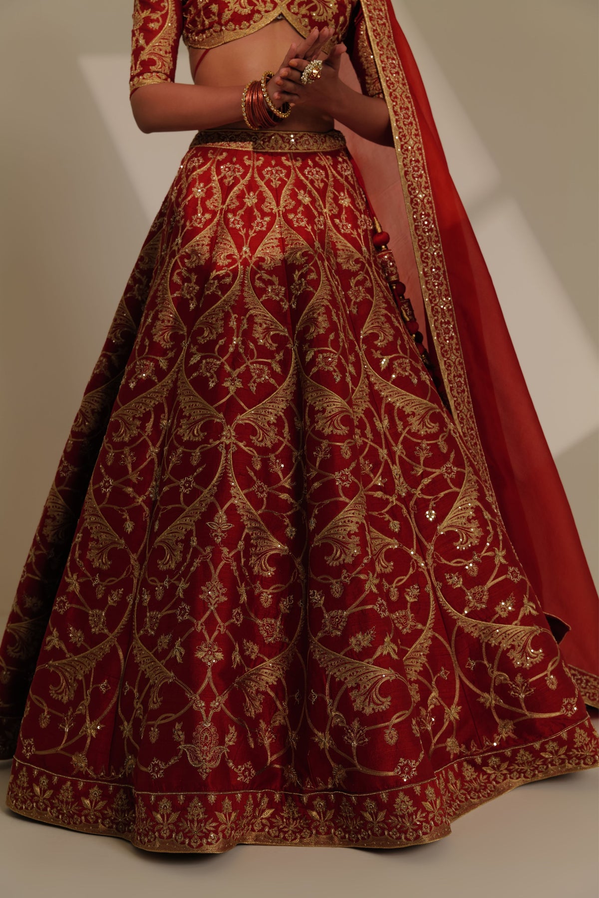 Red Lehenga Set