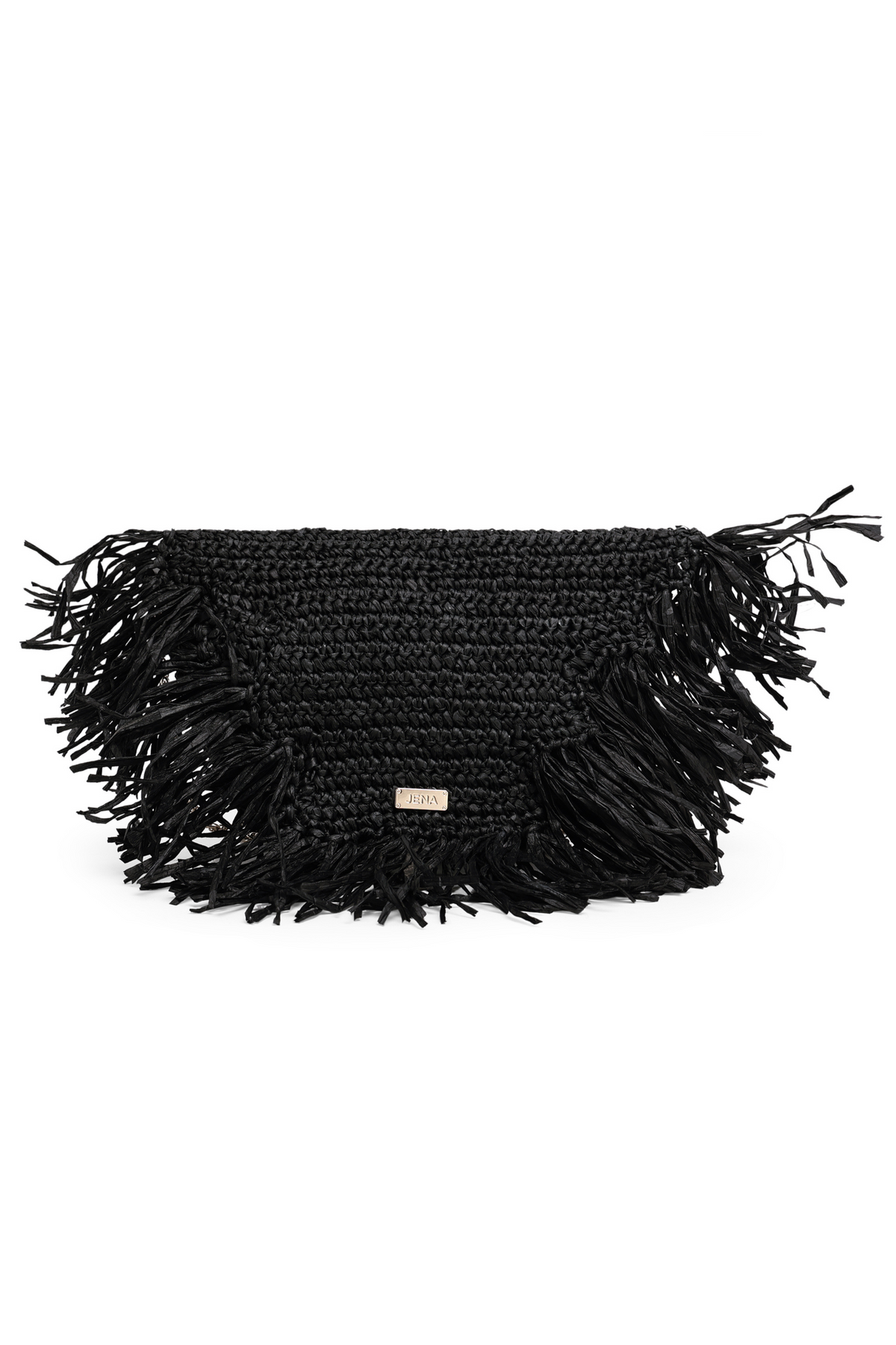 Raffia Moon Crossbody