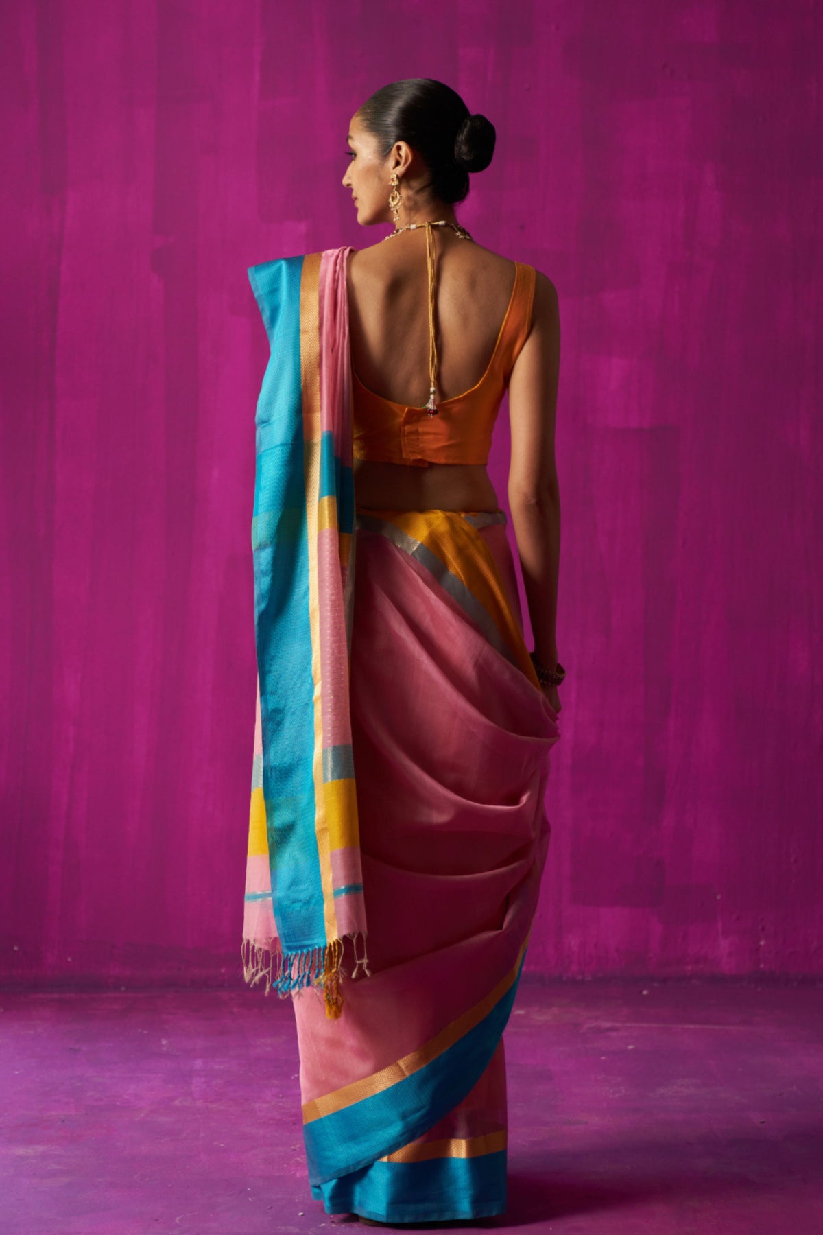 Indira Pink Saree