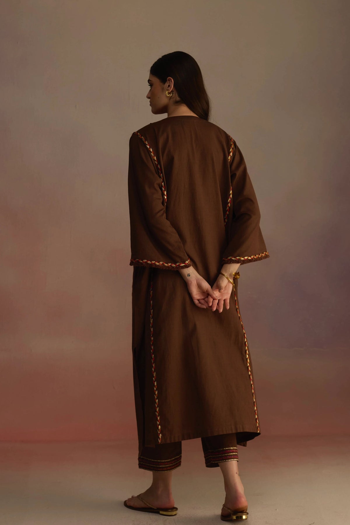 Amber Brown Kurta