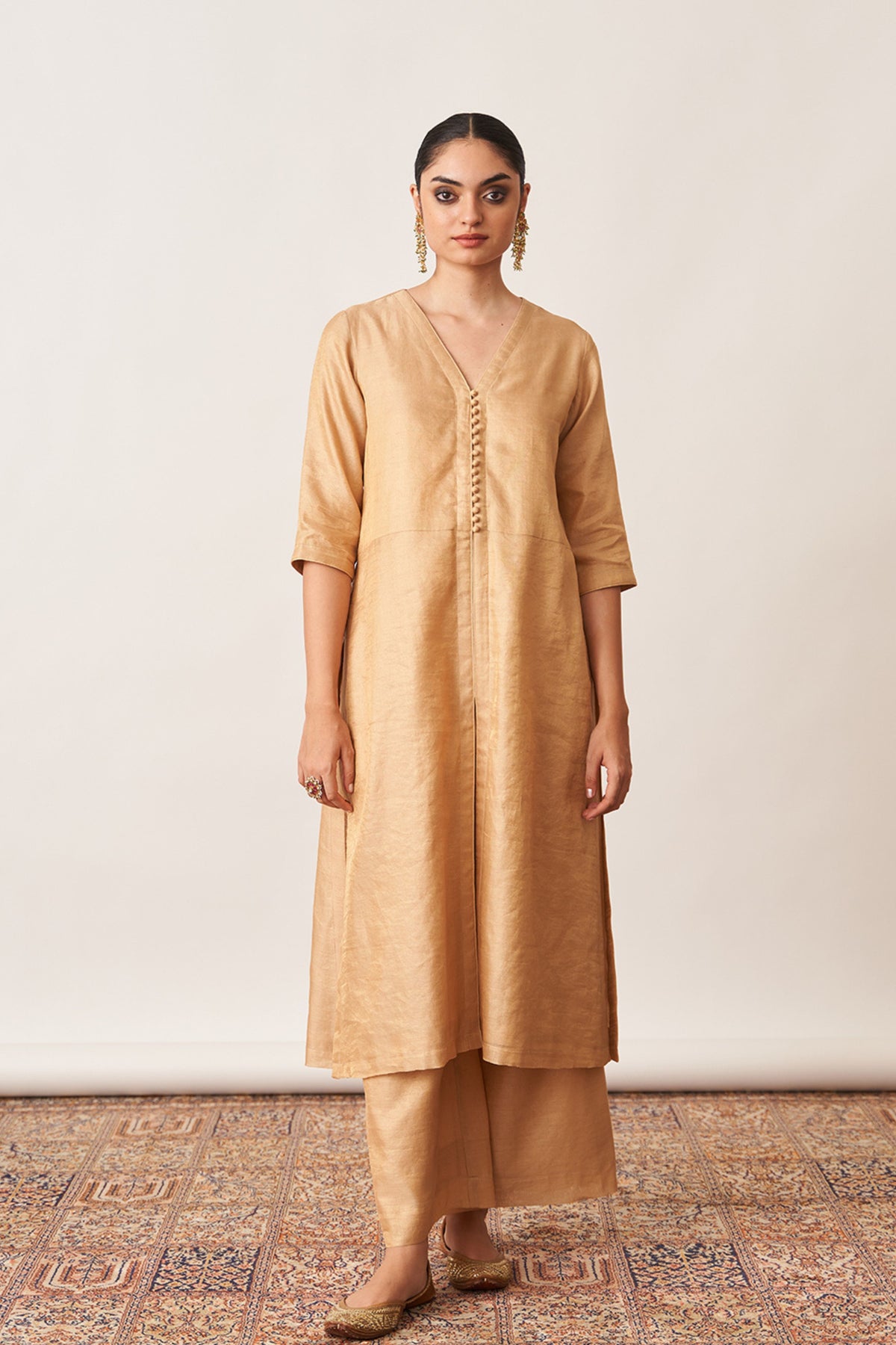 Light Gold Kurta