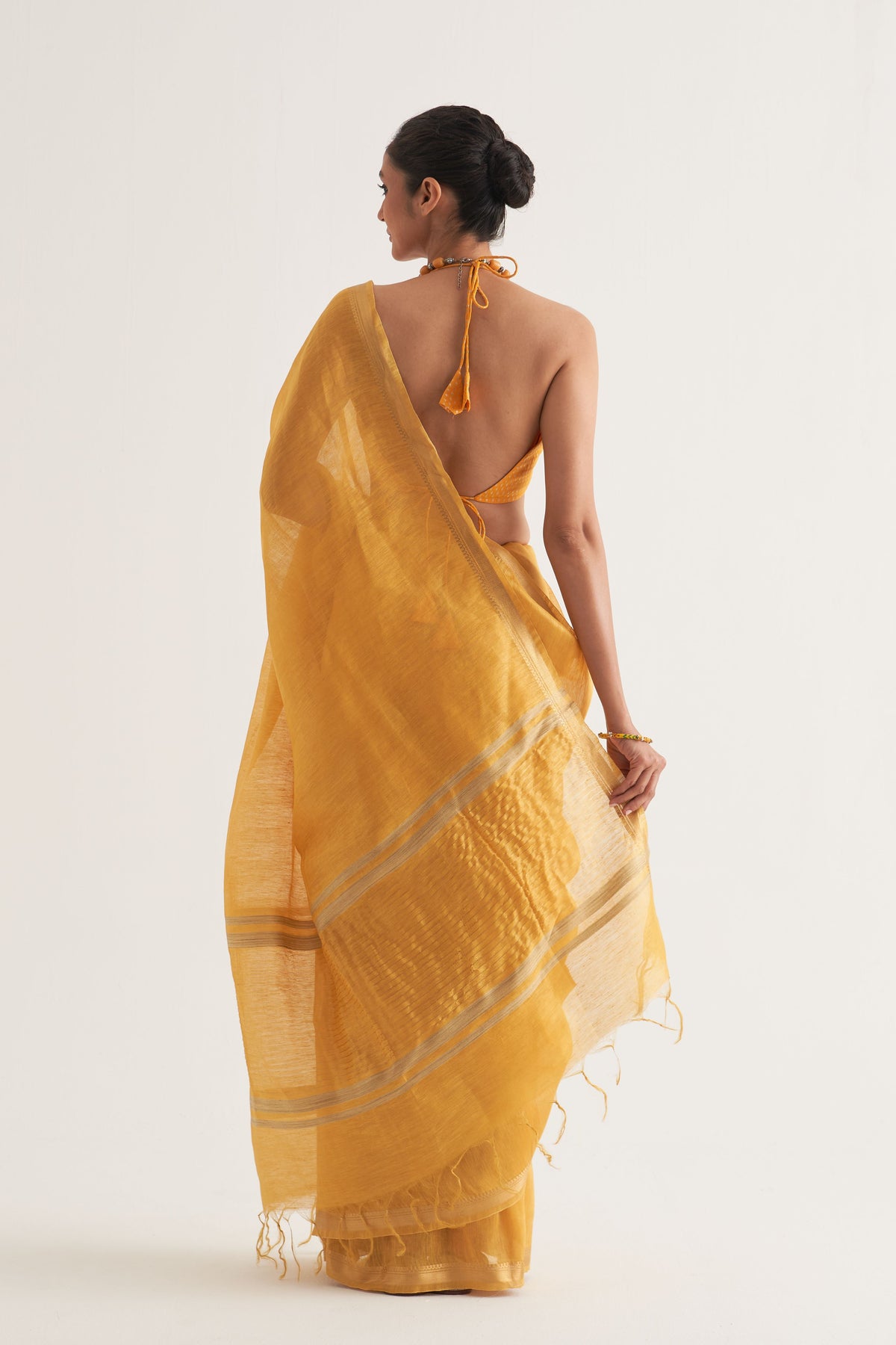 Paro Yellow Saree