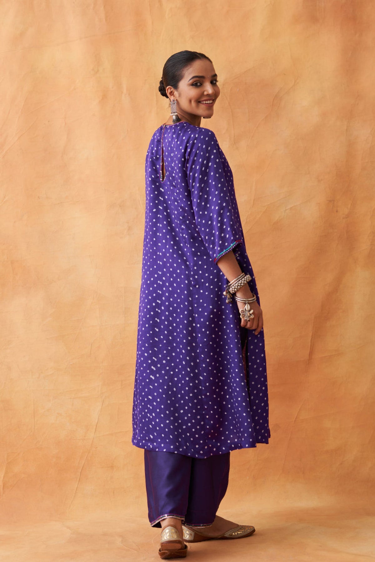 Purple Kurta Set