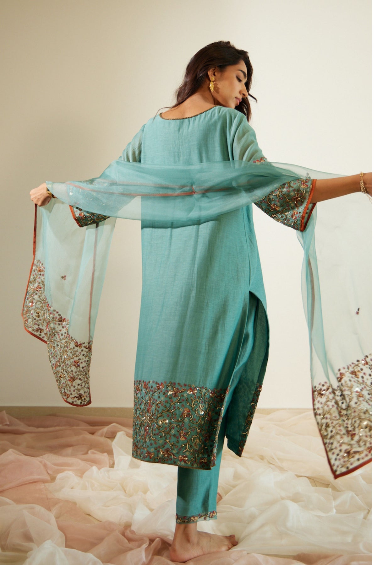 Blue Gulaal Kurta Set