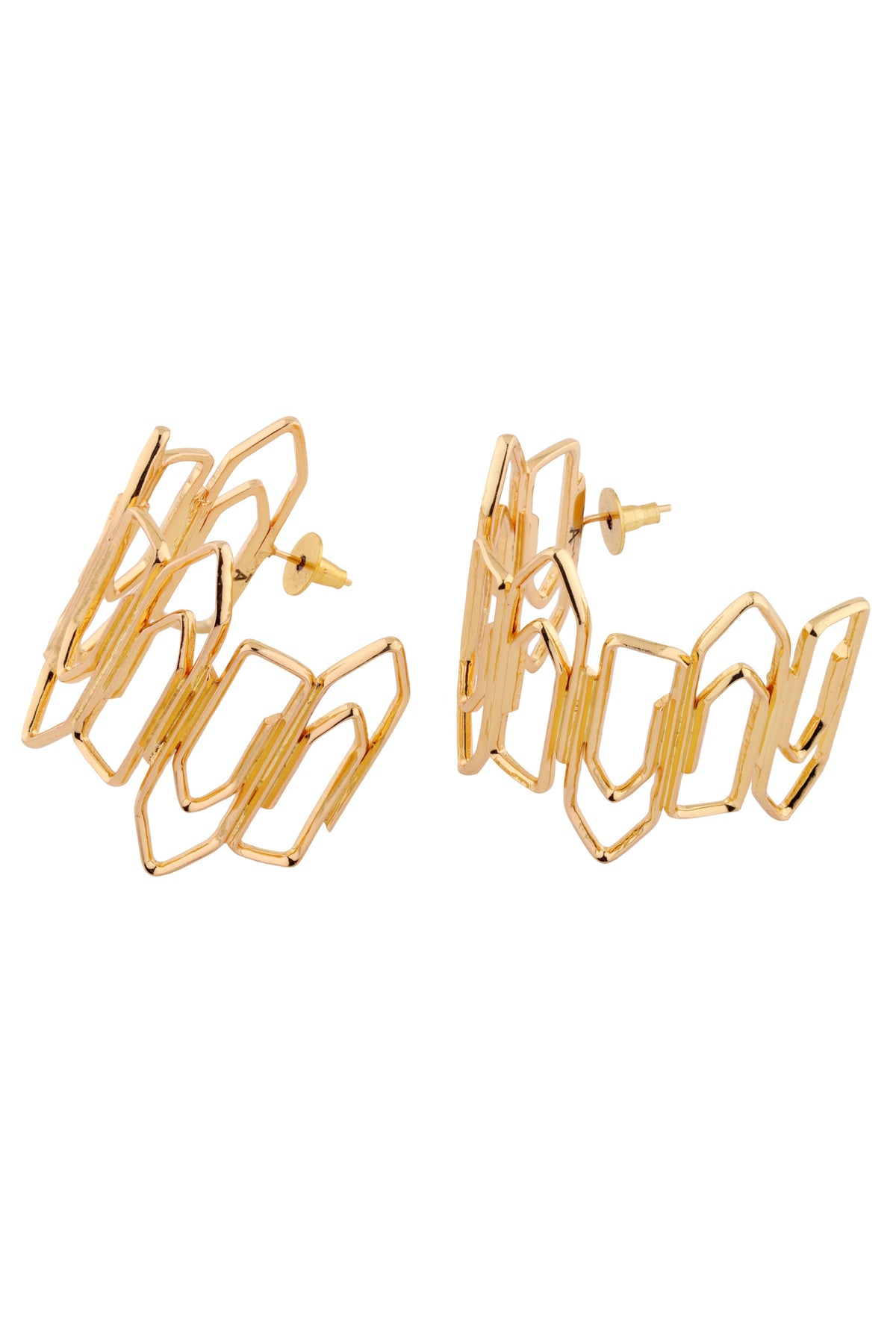 Golden Bundle Hoops Earring