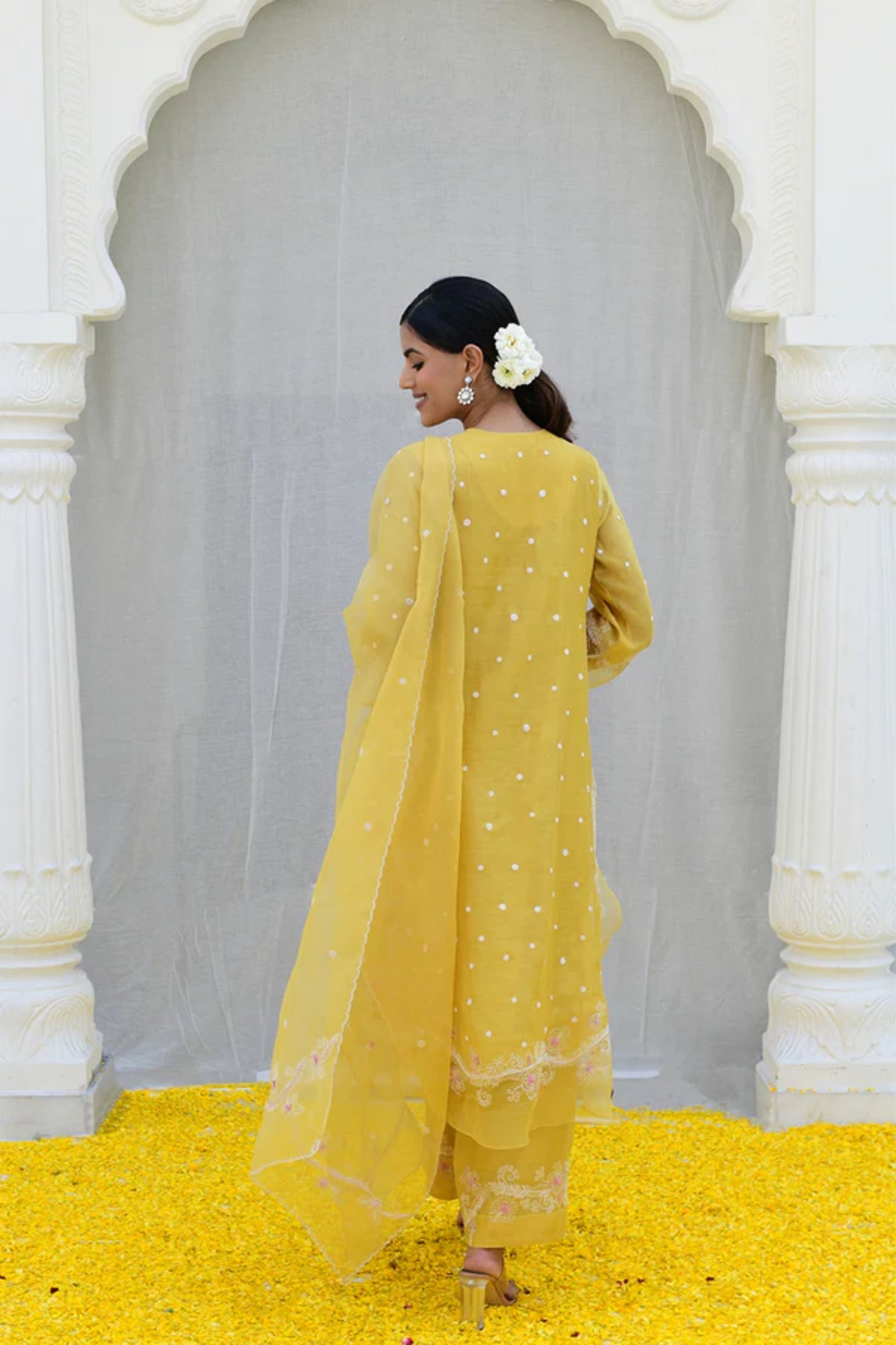 Yellow Reef Long Kurta Set