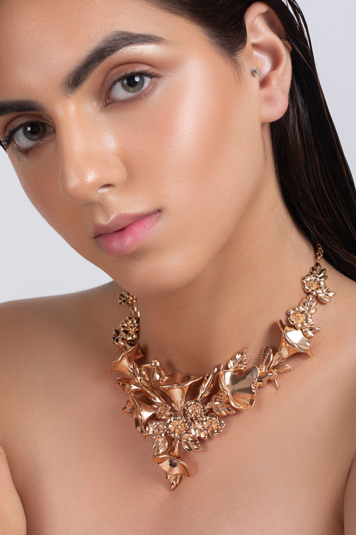 Rose gold sylva necklace