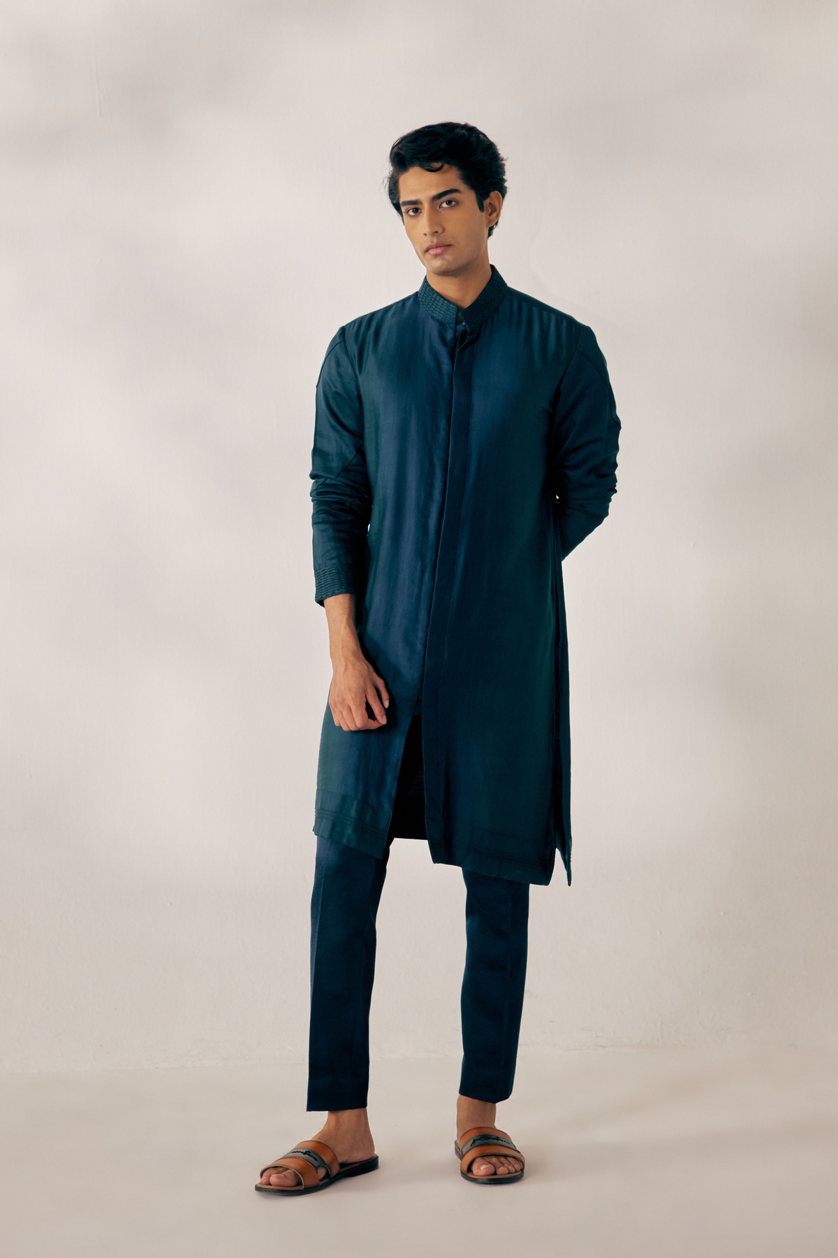 Peacock Blue Kurta Set