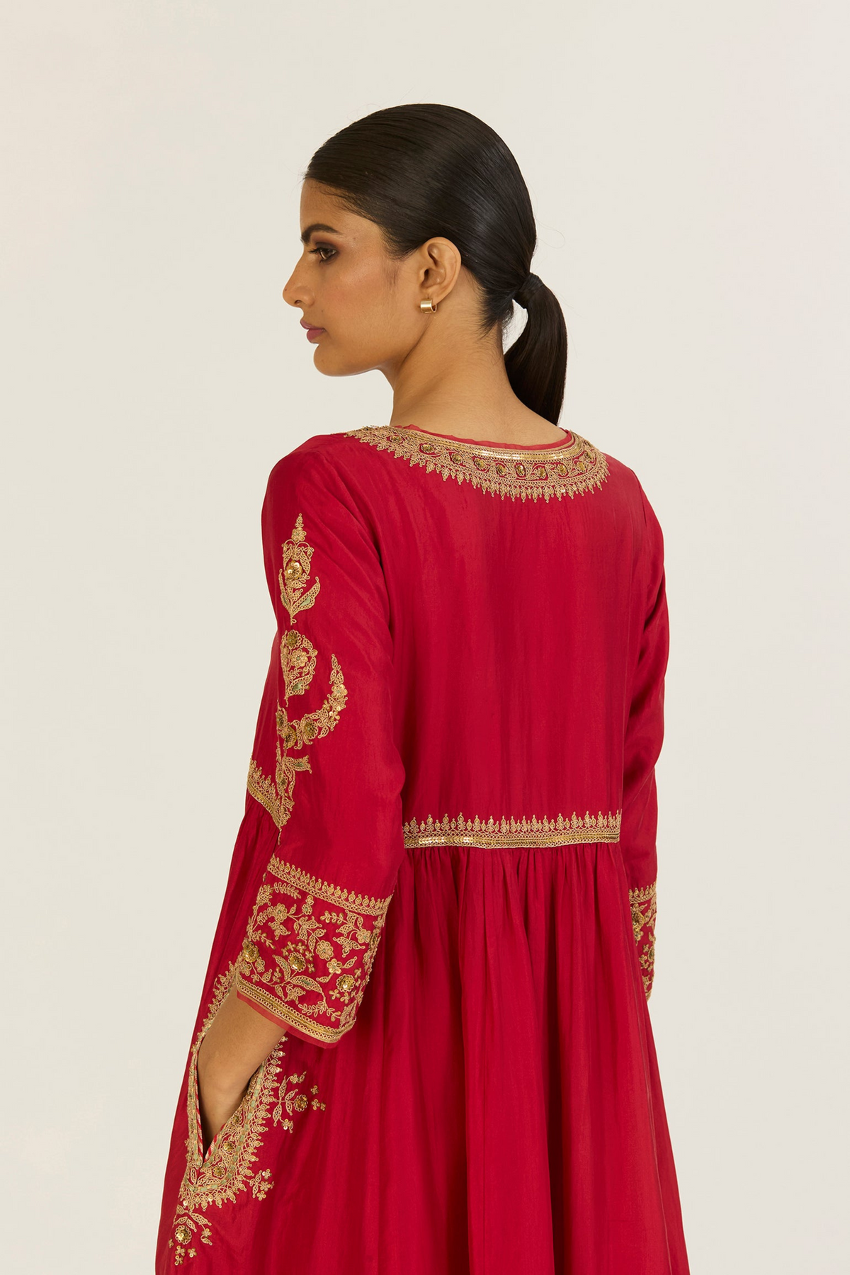 Rhea Red Kurta