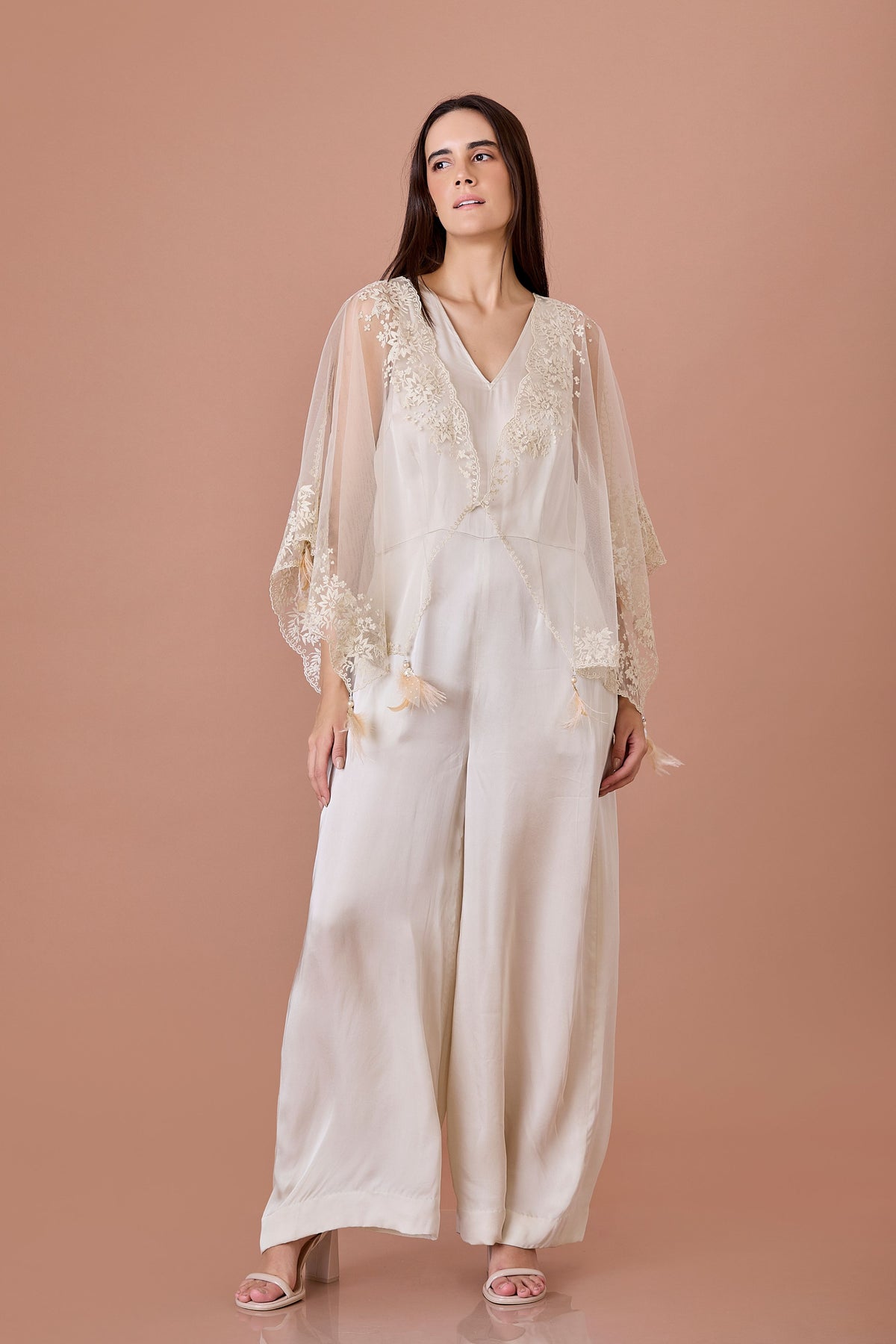 Champagne Kaftan Jumpsuit