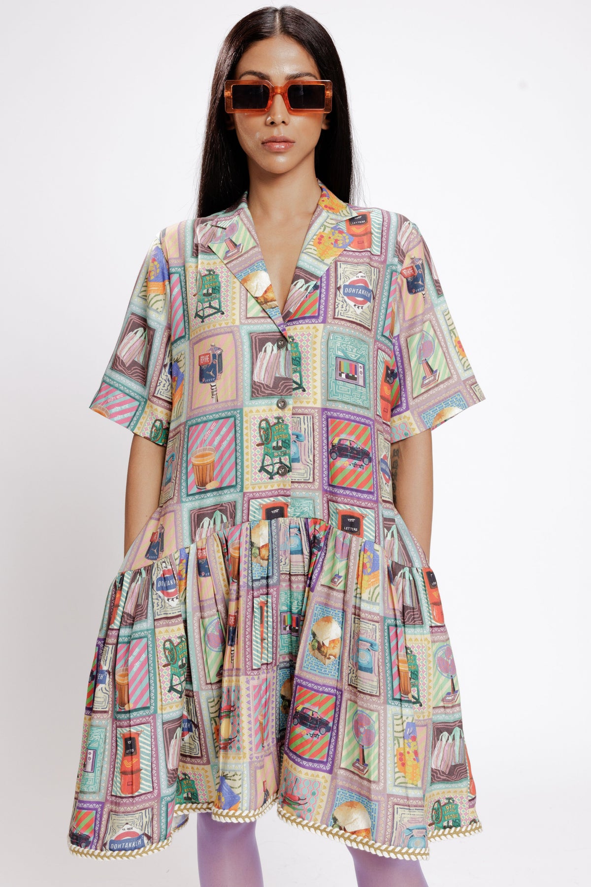 Kaali Peeli Shirt Dress