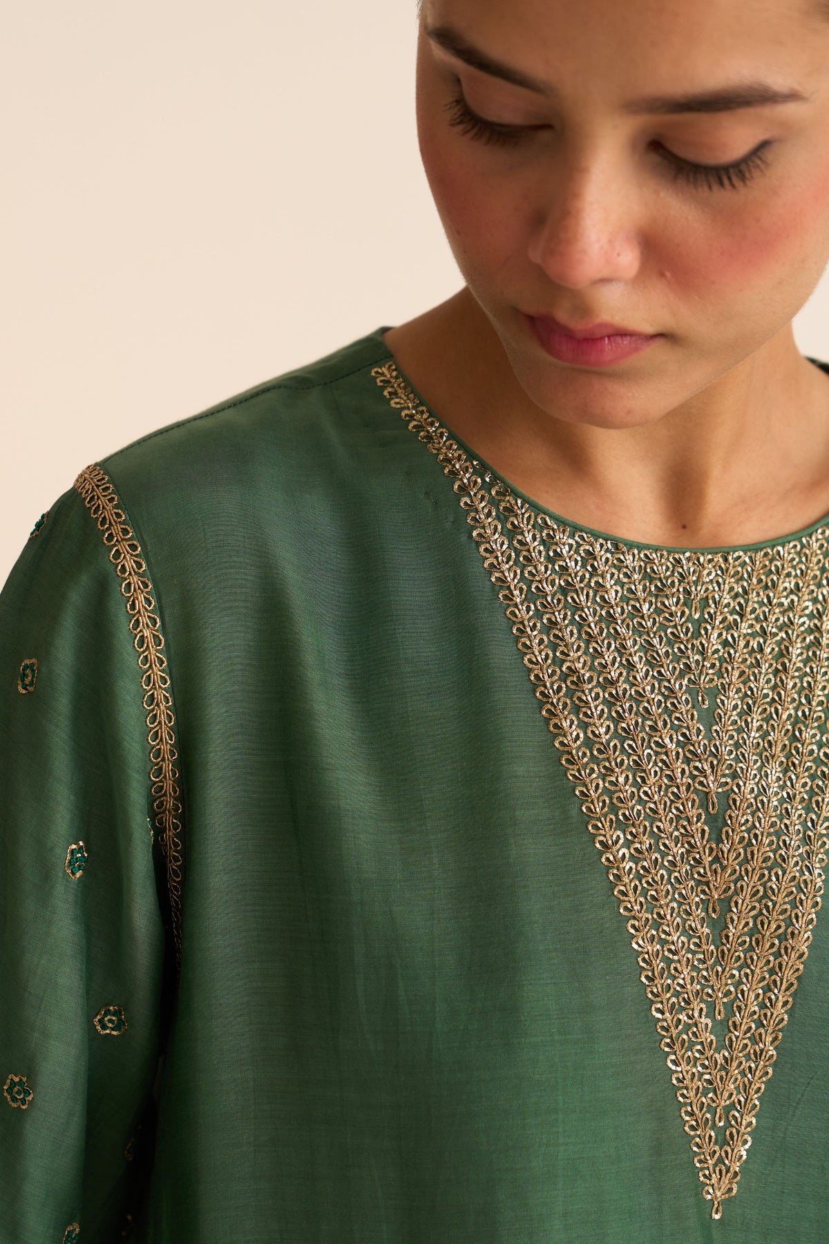 Kavish Sage Green Kurta