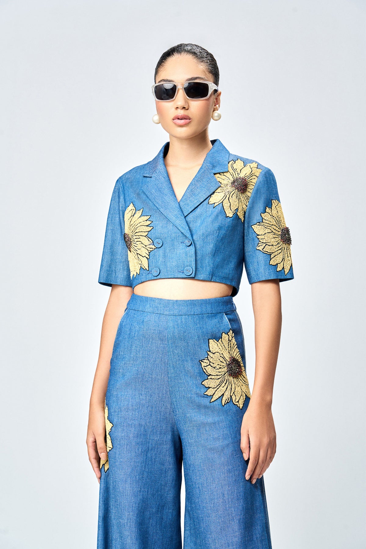 Steel Blue Co-ord Set