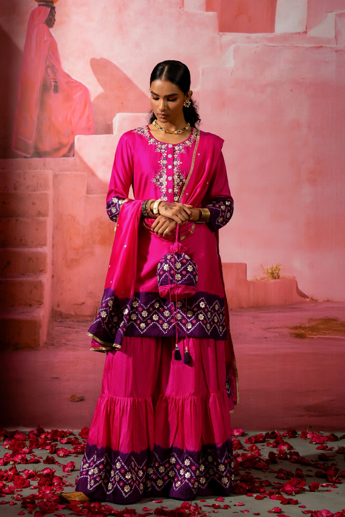 Rangeela Pink Sharara