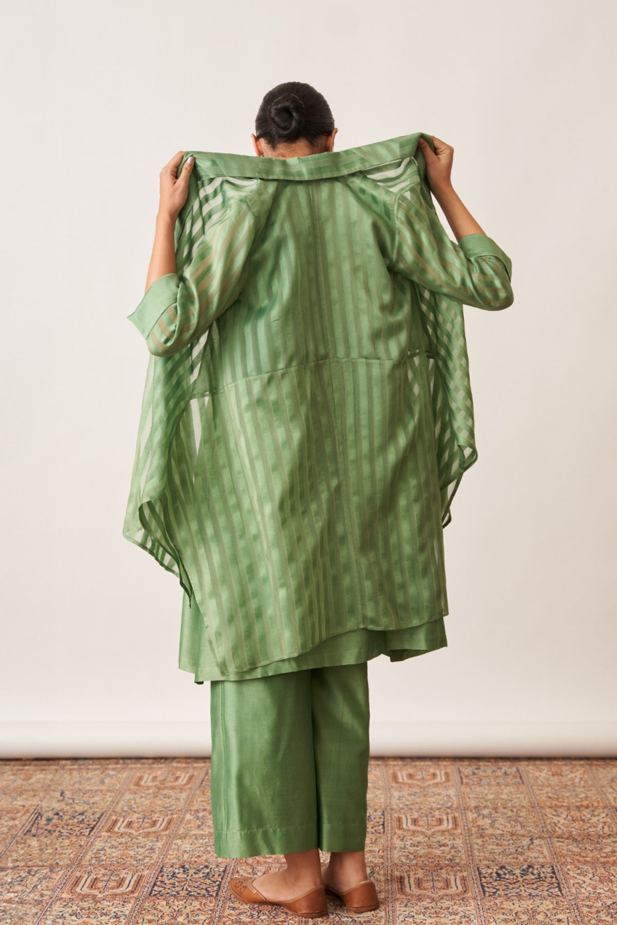 Pista Green Kurta Set