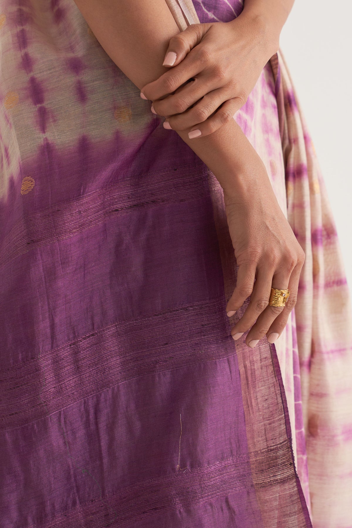 Nagma Purple Saree