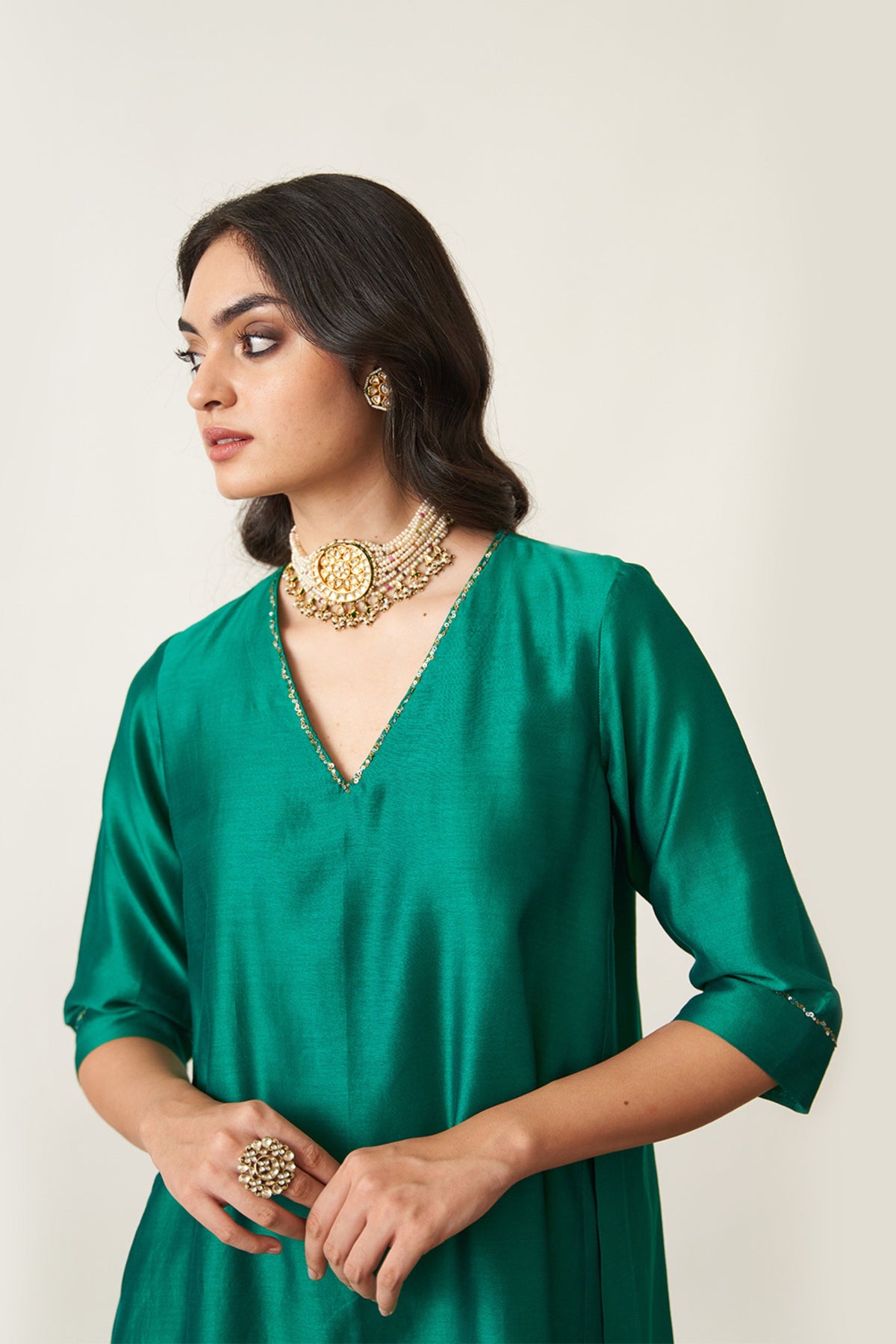 Emerald Green Kurta