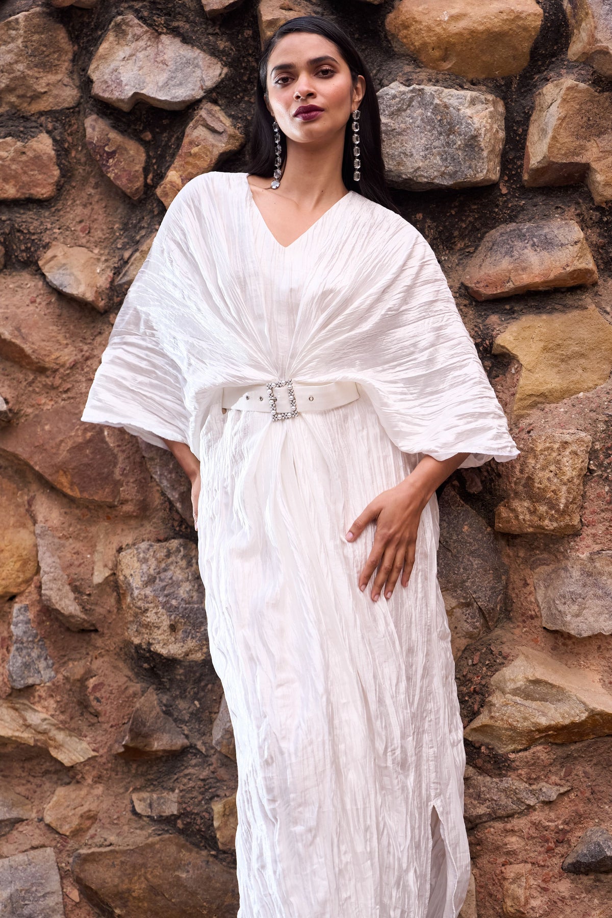 Crushed Ivory Kaftan