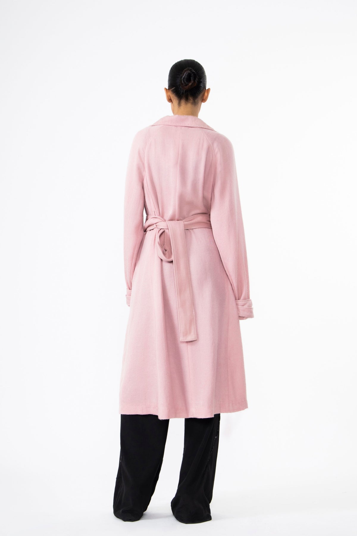 Barely Pink Trench Coat