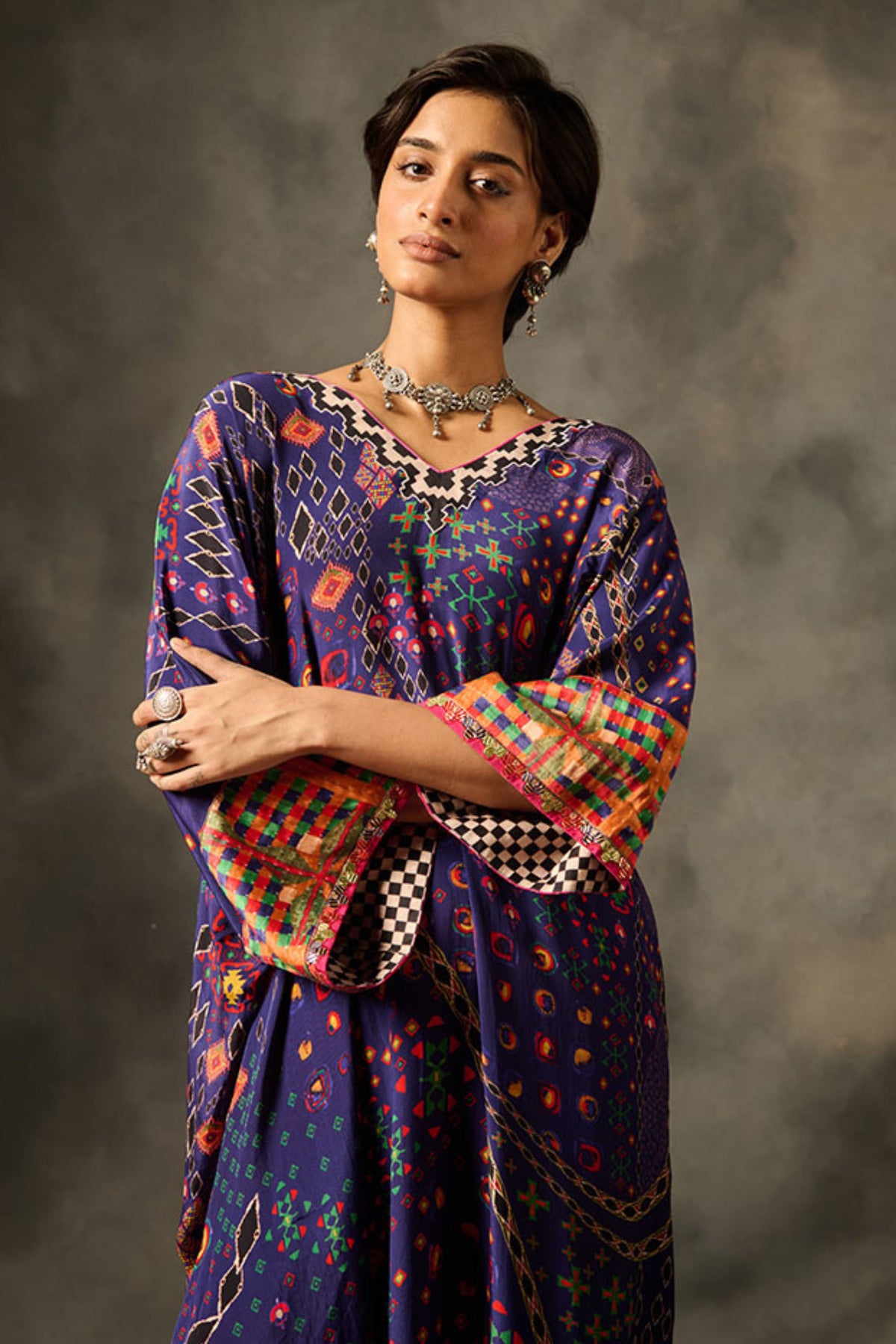 Purple Rumi Kaftan Set