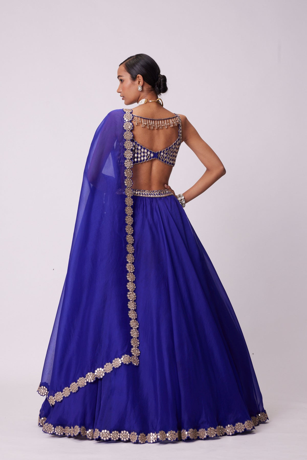 Persian Blue Lehenga Set