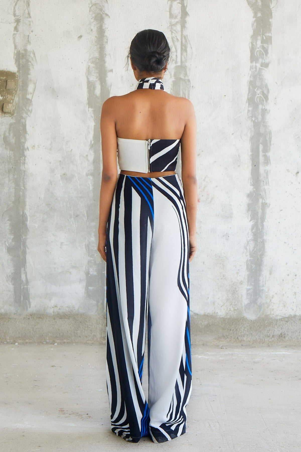 Striped Blue Co-ord