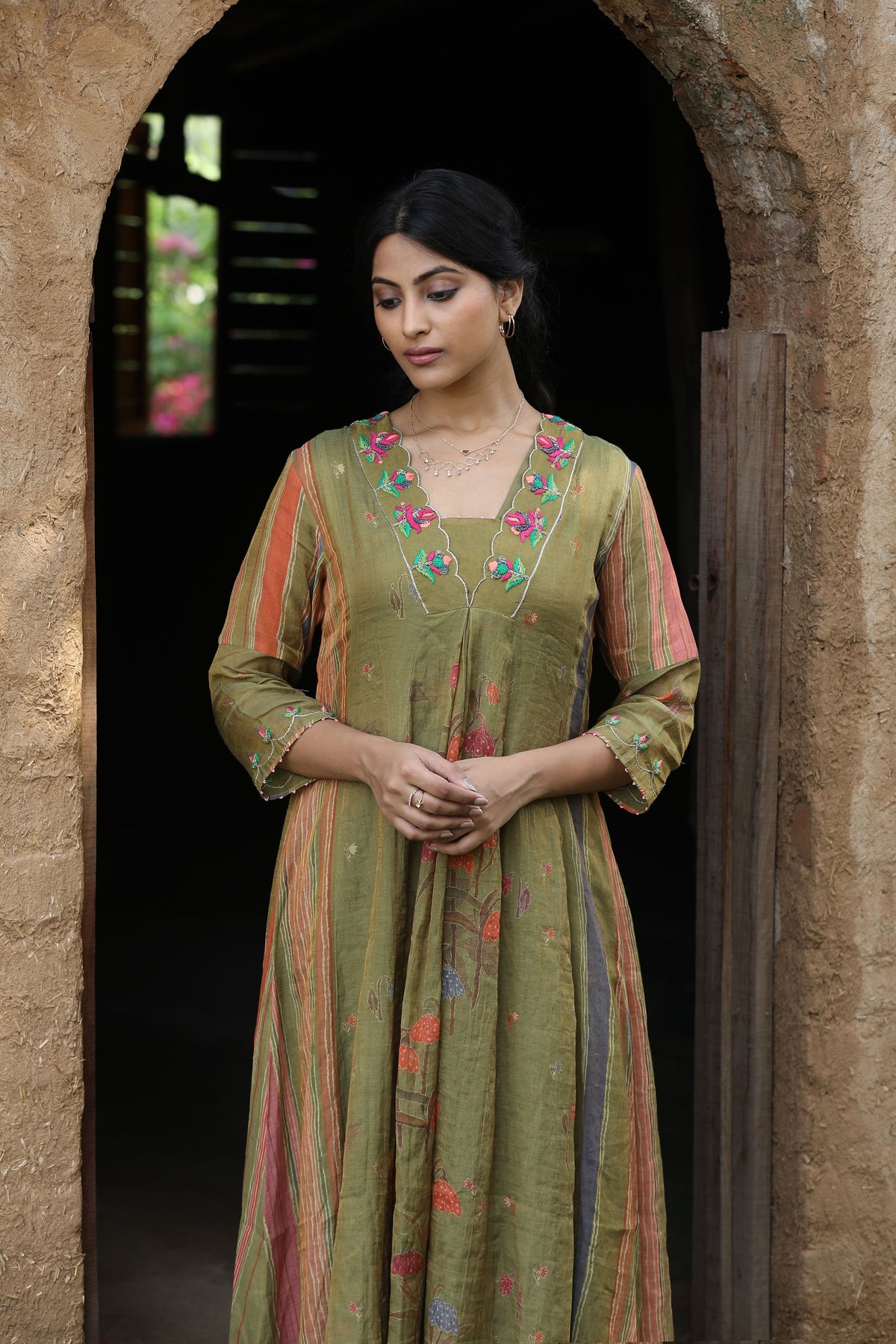 Mehendi Green Kurta Set