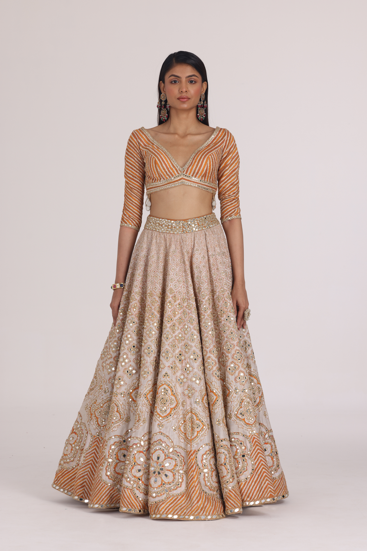 Desert Hues Printed Lehenga Set