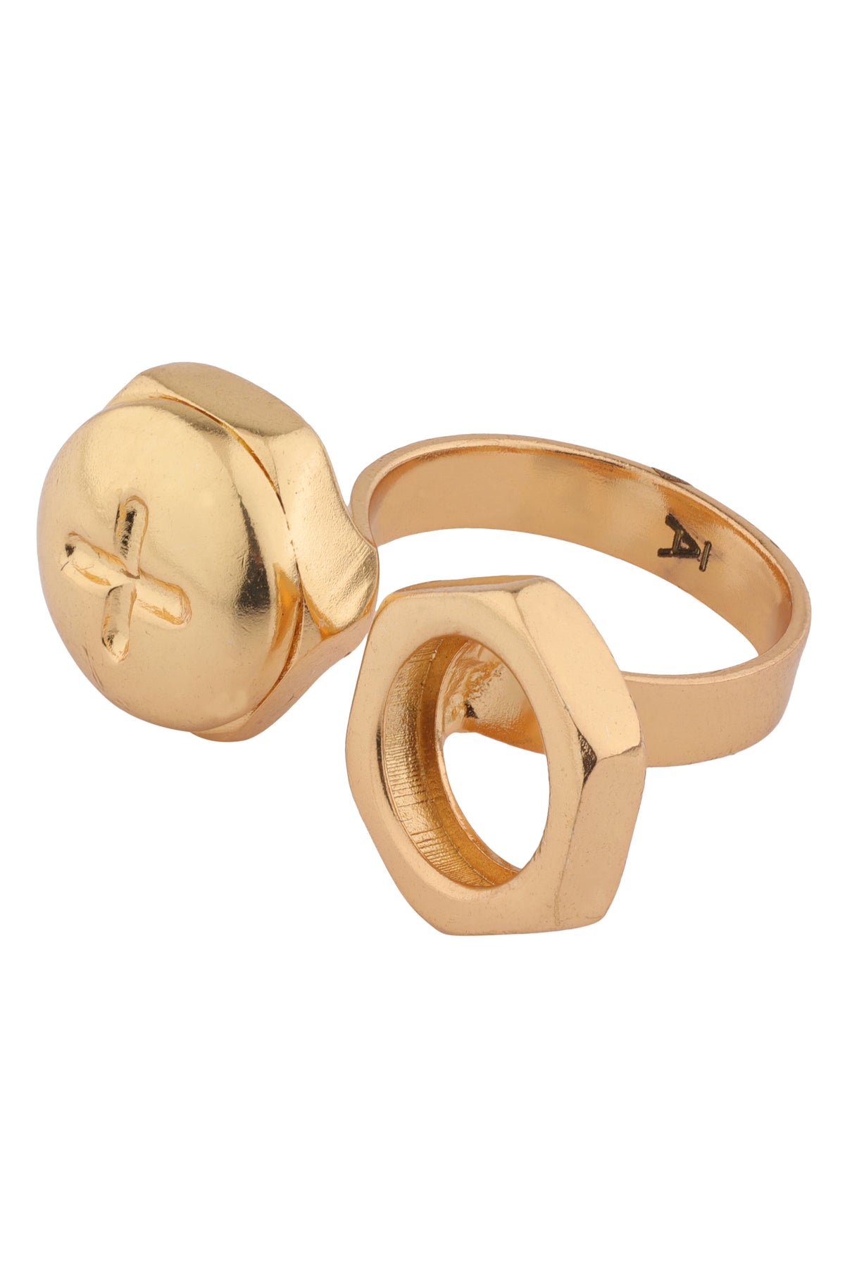 Golden Nut Ring