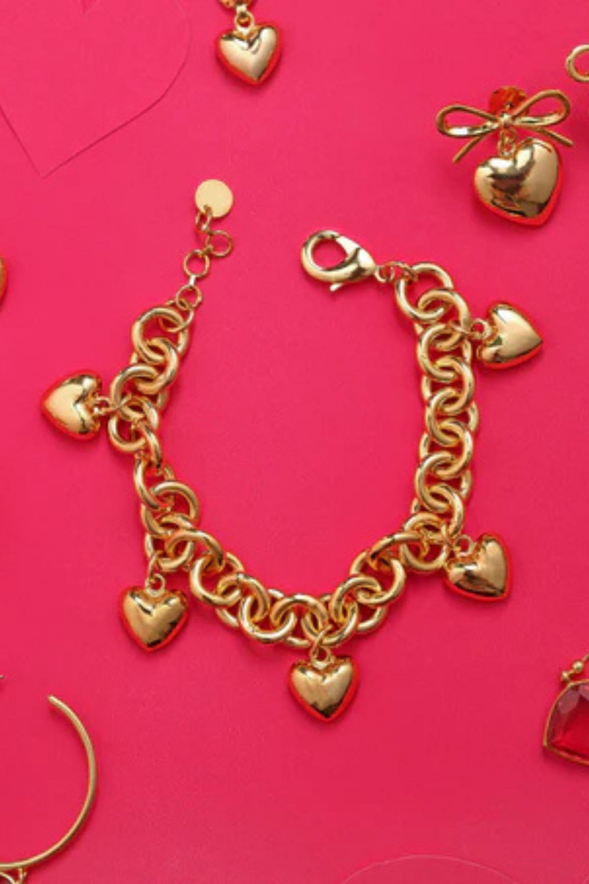 Chunky Heart Bracelet