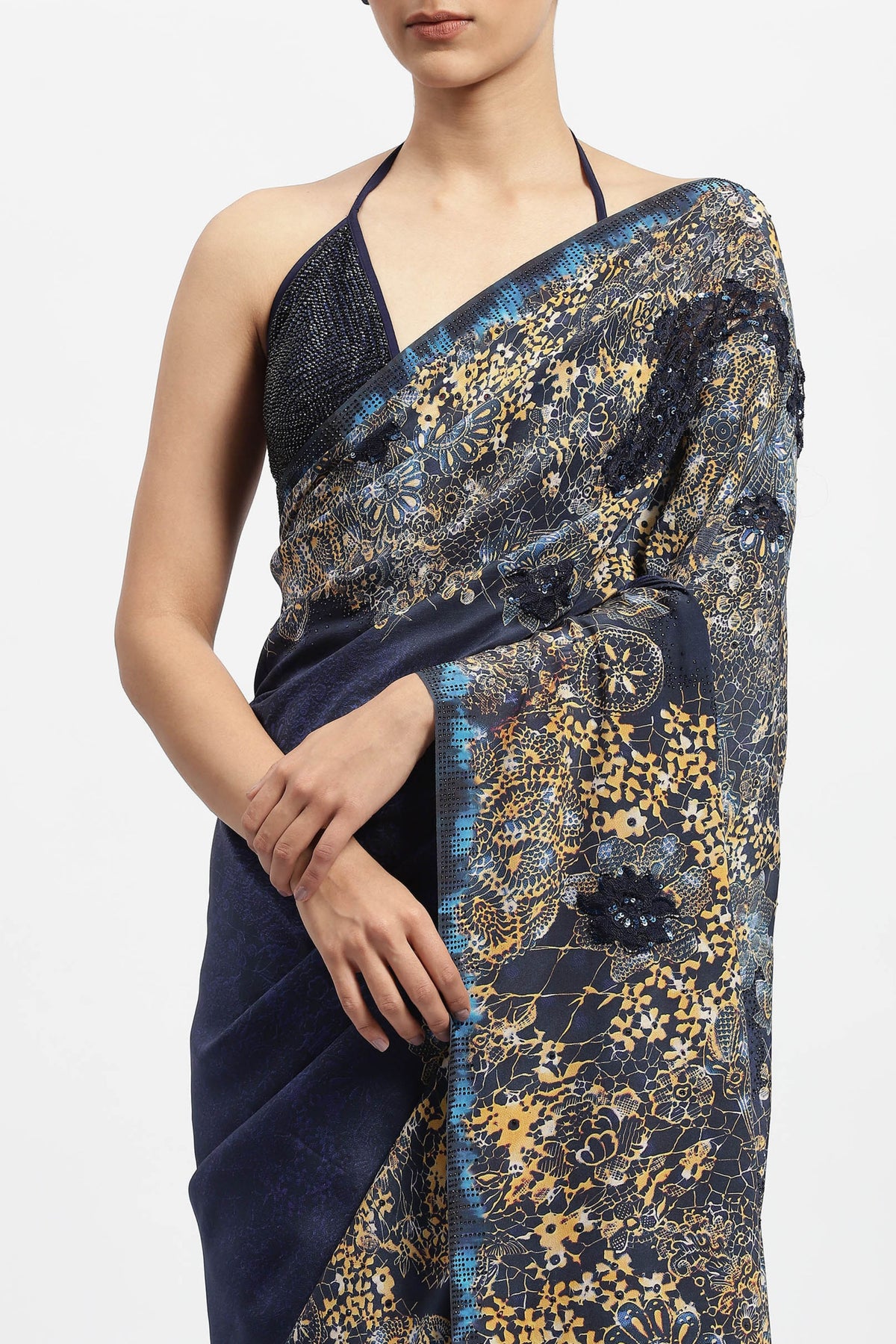 Sovereign Serenity Embellished Saree