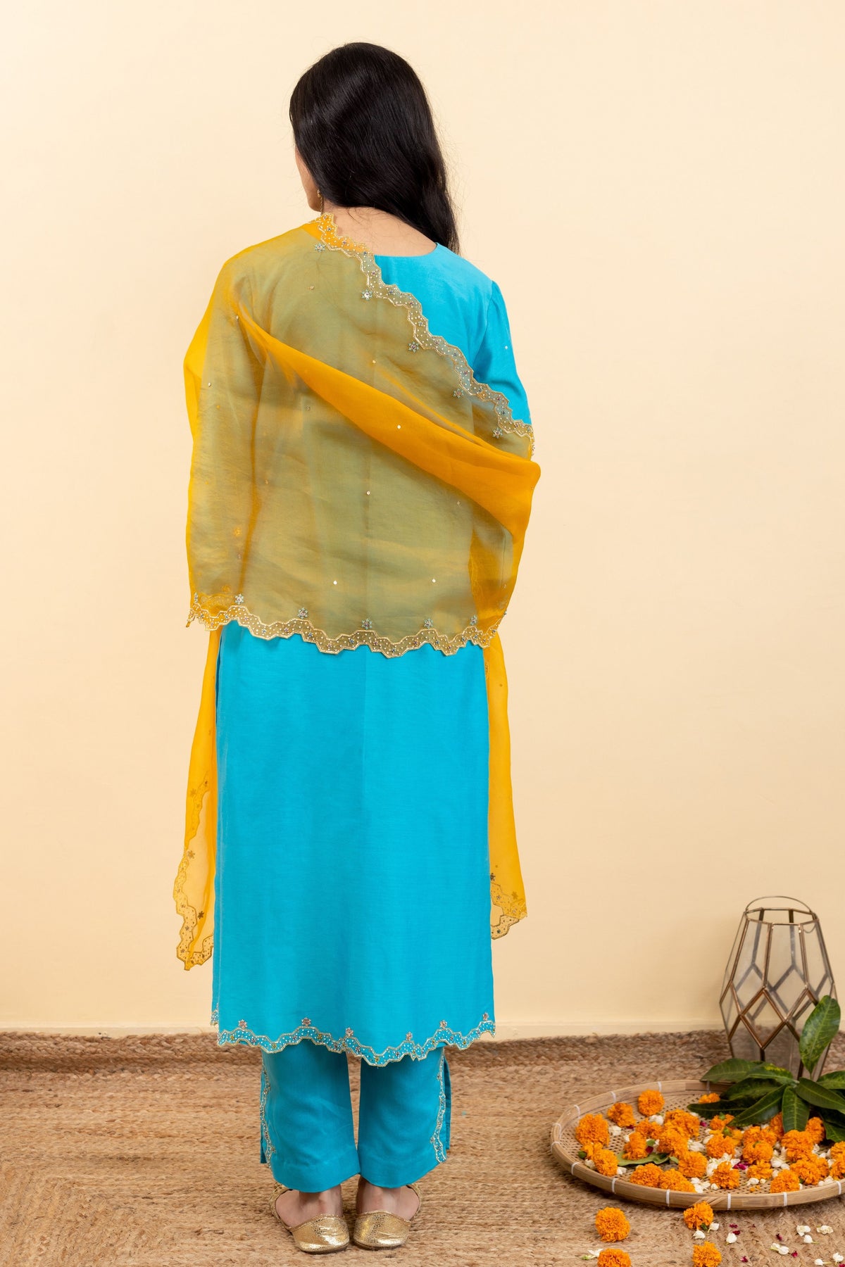 Blue Isla Kurta Set