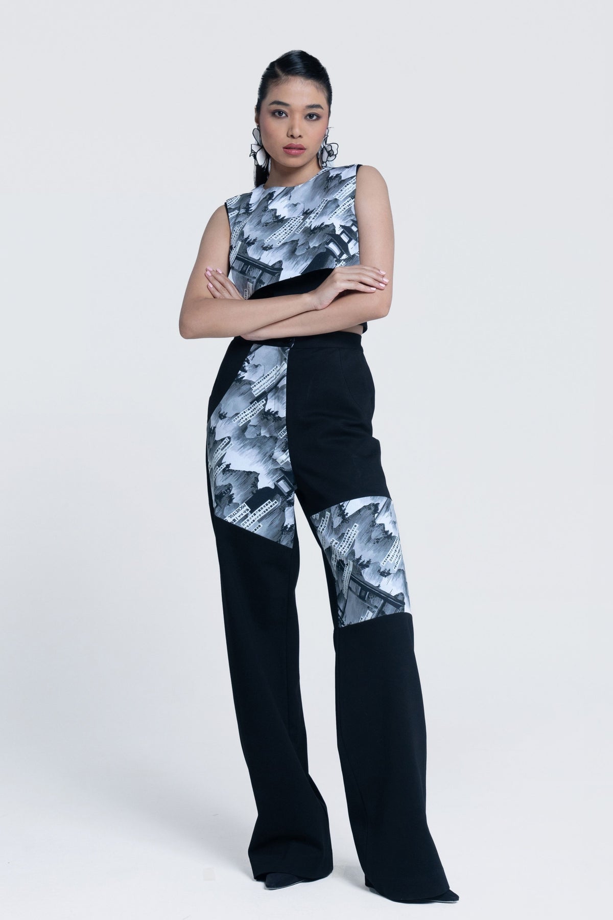 Sumi Gazette Block Pants